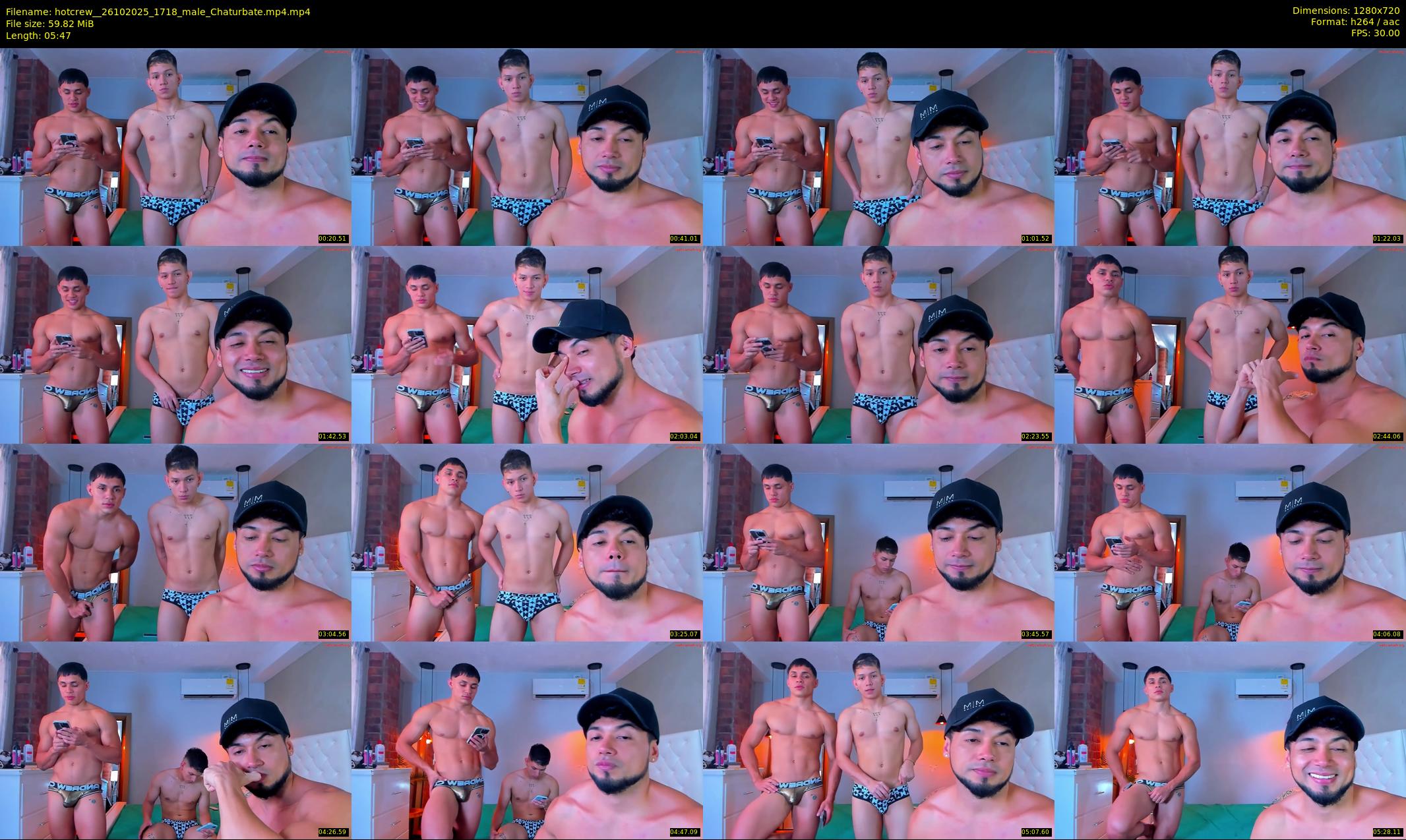 hotcrew_ — 6 minute Chaturbate male cam show recording, 720p, Oct 26, 2025