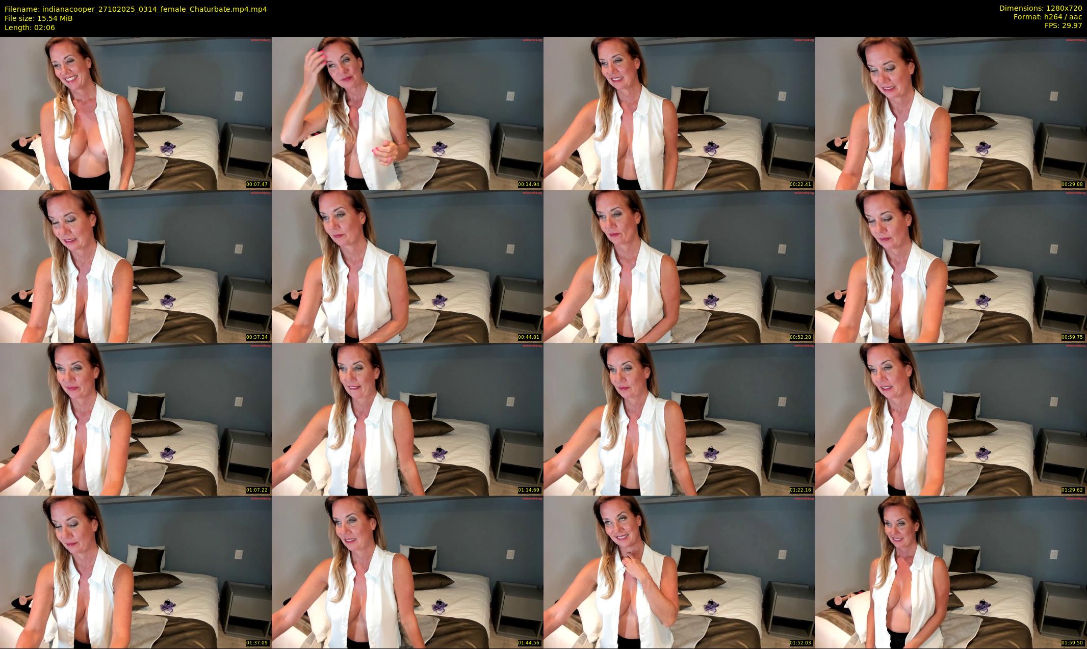 indianacooper — 3 minute Chaturbate female cam show recording, 720p, Oct 27, 2025