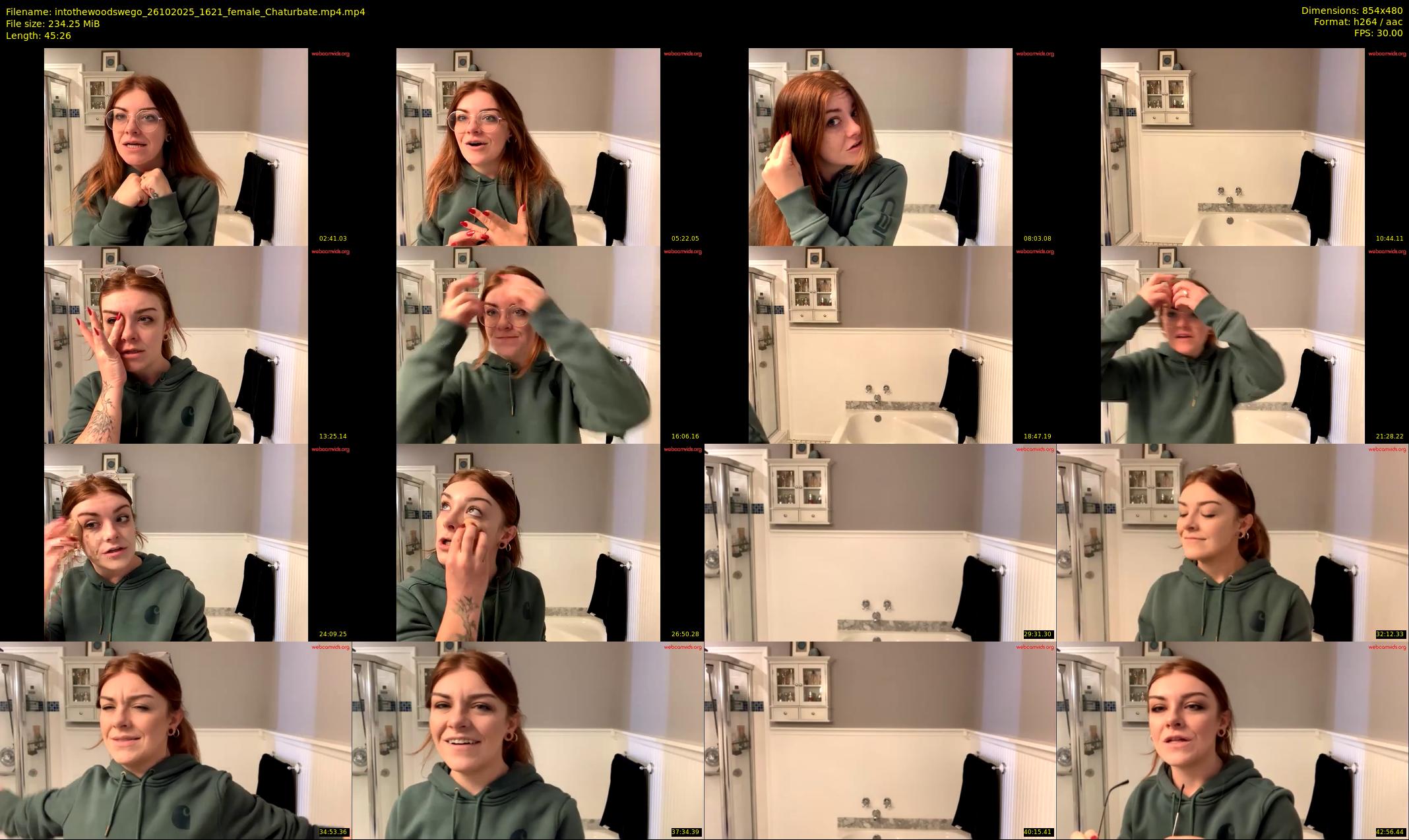 intothewoodswego — 46 minute Chaturbate female cam show recording, 480p, Oct 26, 2025
