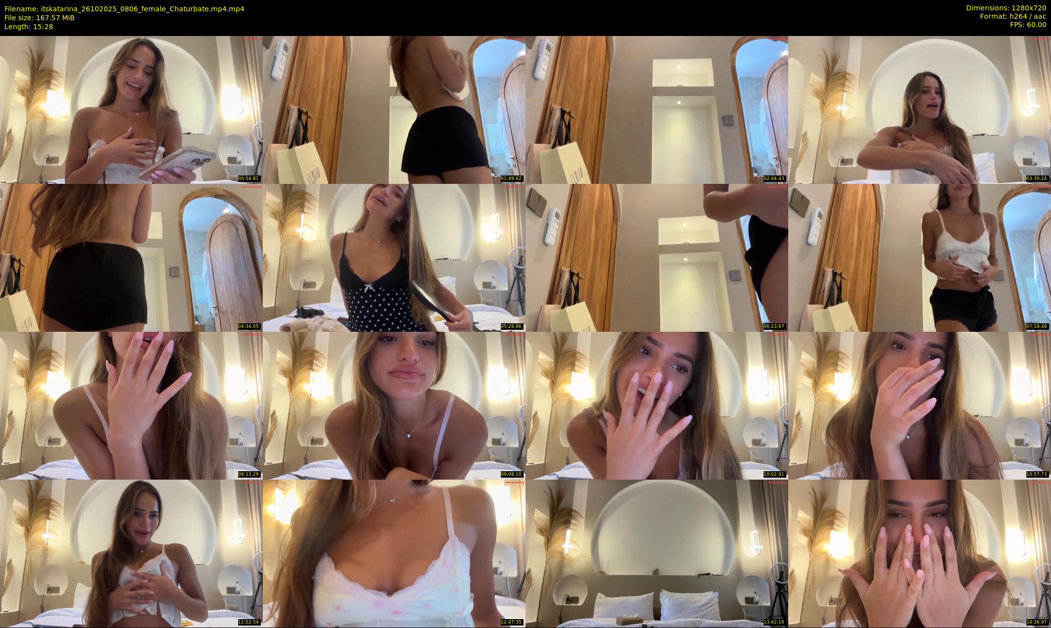 itskatarina — 16 minute Chaturbate female cam show recording, 720p, Oct 26, 2025