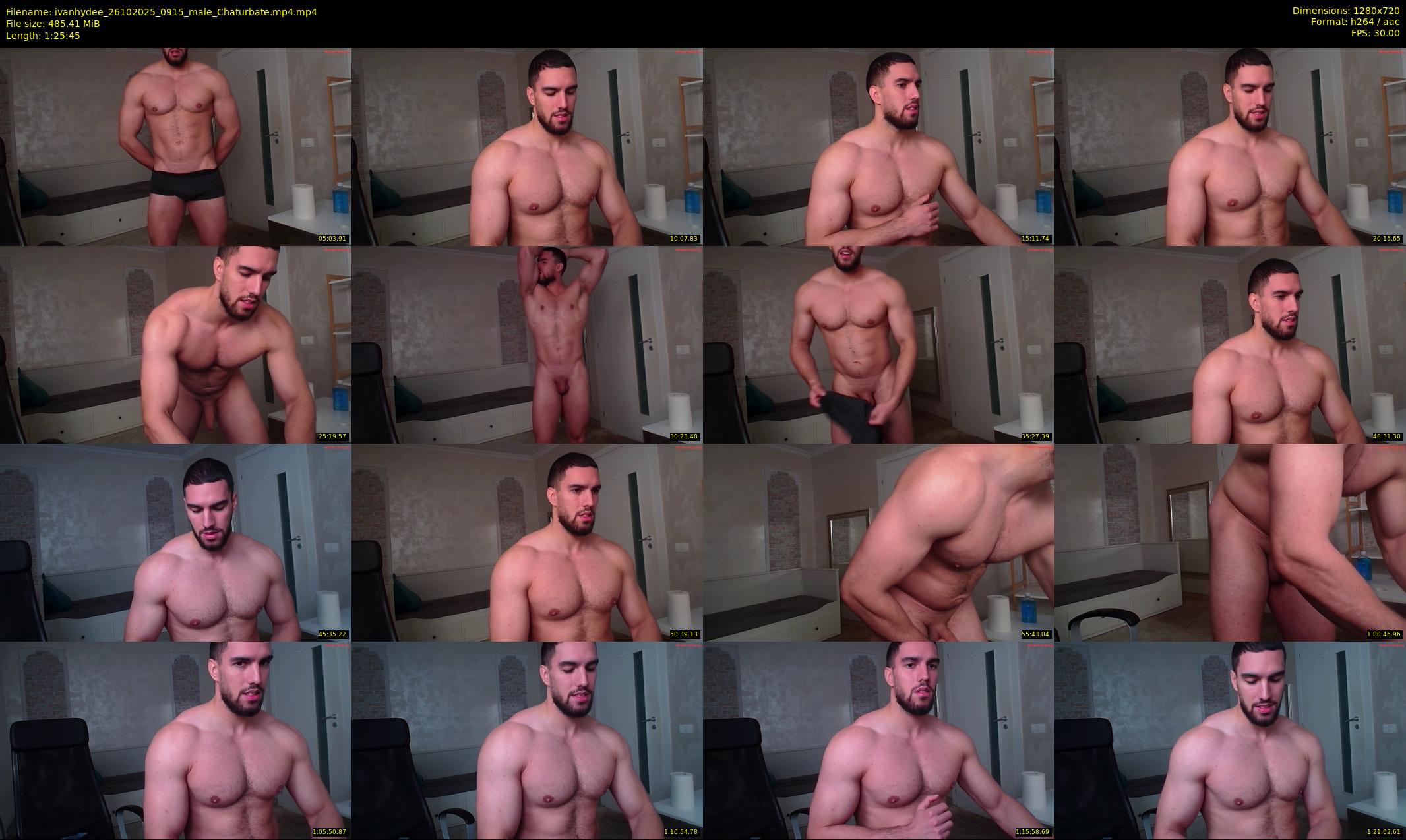 ivanhydee — 86 minute Chaturbate male cam show recording, 720p, Oct 26, 2025
