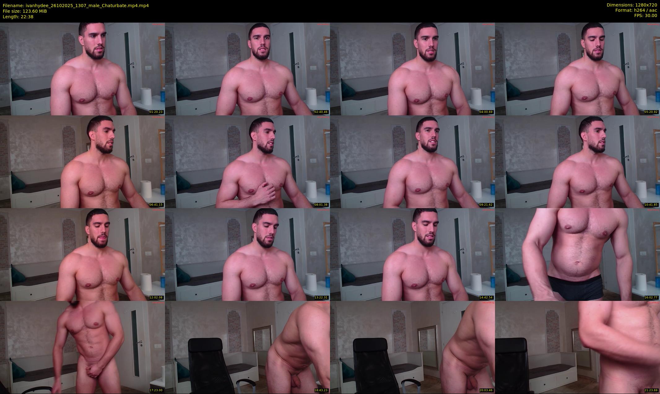 ivanhydee — 23 minute Chaturbate male cam show recording, 720p, Oct 26, 2025