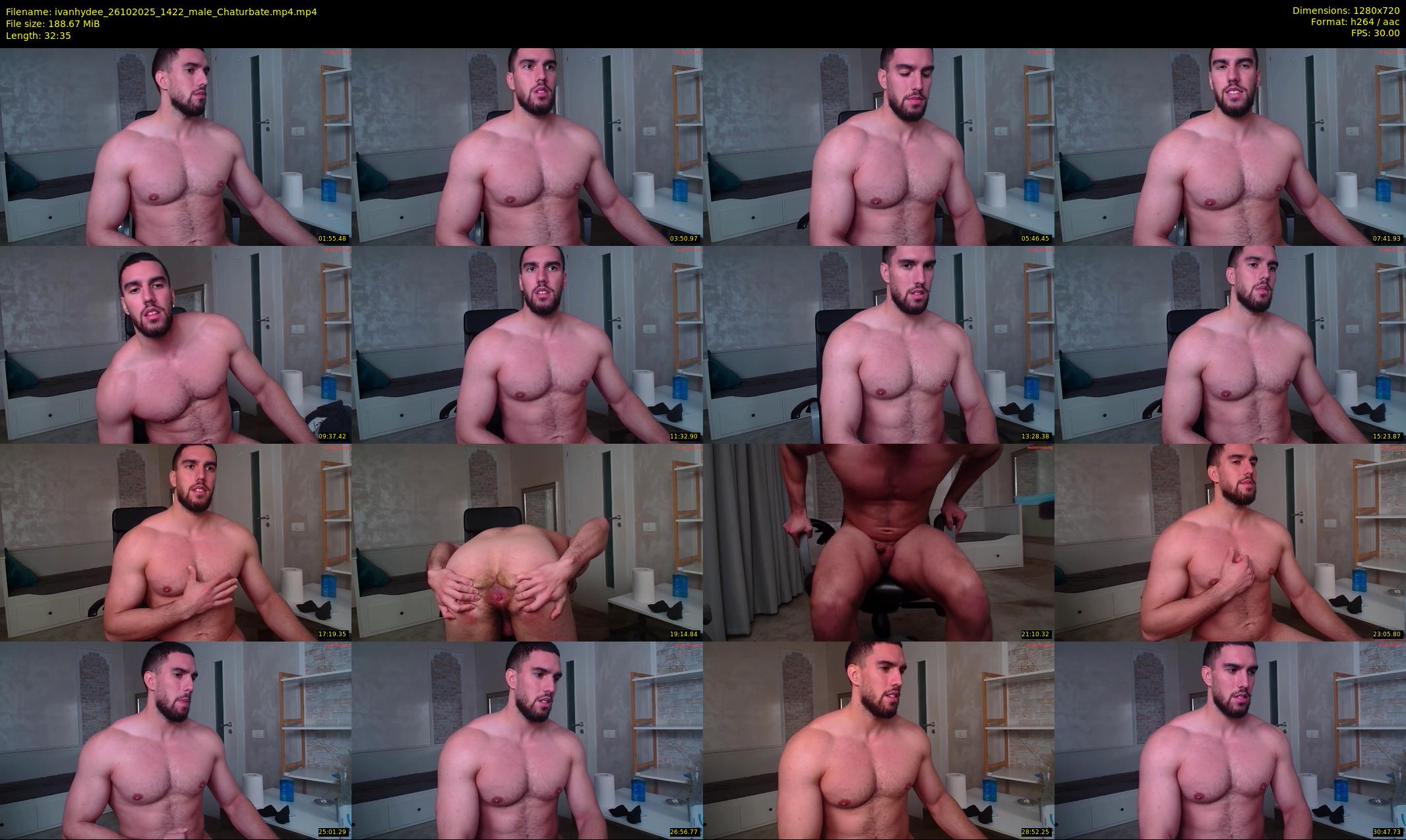 ivanhydee — 33 minute Chaturbate male cam show recording, 720p, Oct 26, 2025