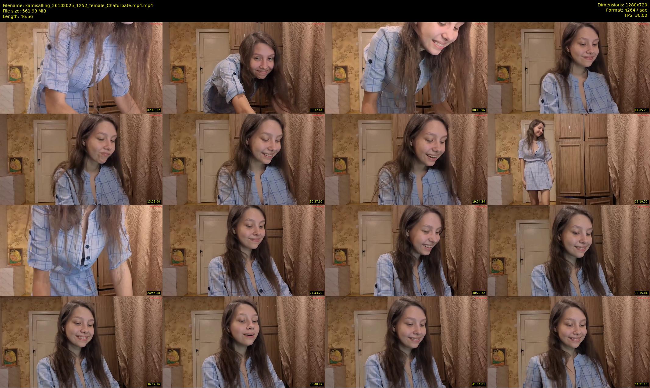 kamisalling — 47 minute Chaturbate female cam show recording, 720p, Oct 26, 2025