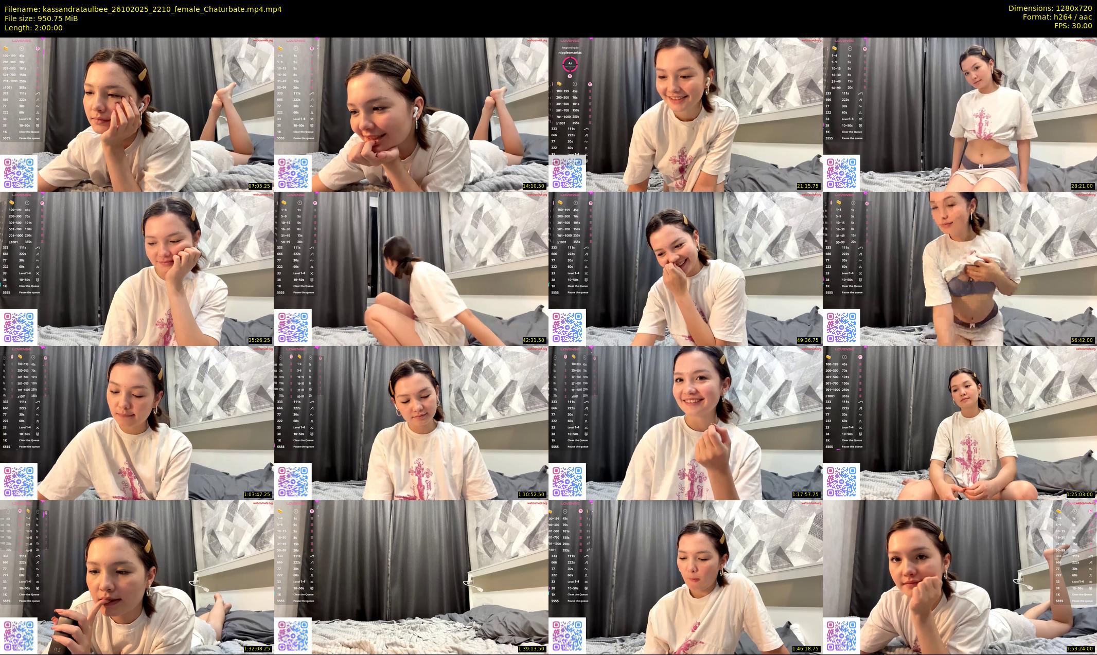 kassandrataulbee — 120 minute Chaturbate female cam show recording, 720p, Oct 26, 2025