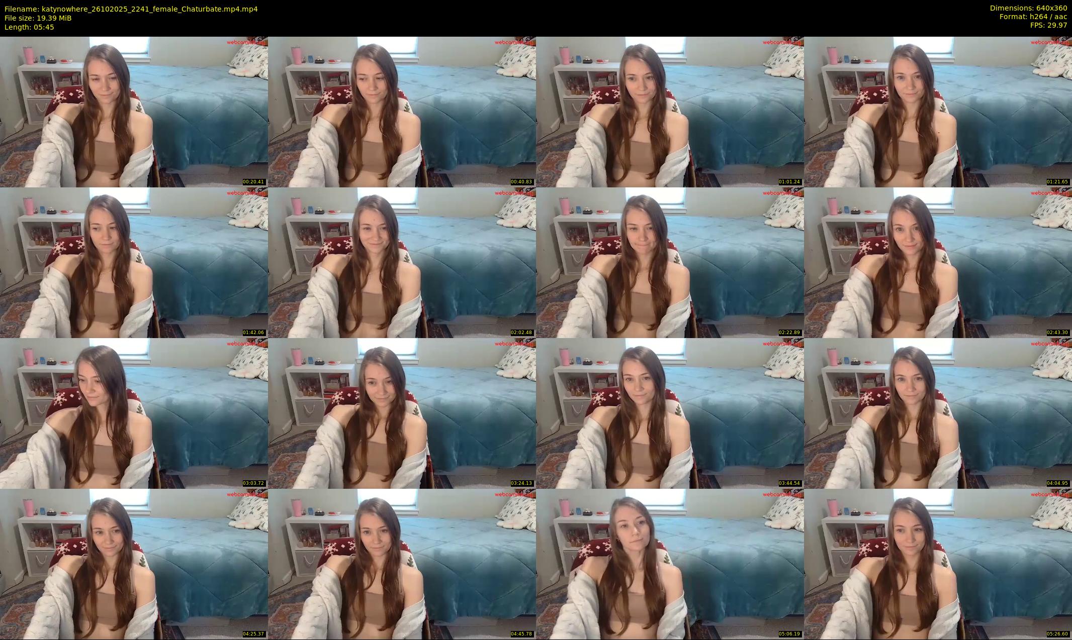 katynowhere — 6 minute Chaturbate female cam show recording, 360p, Oct 26, 2025