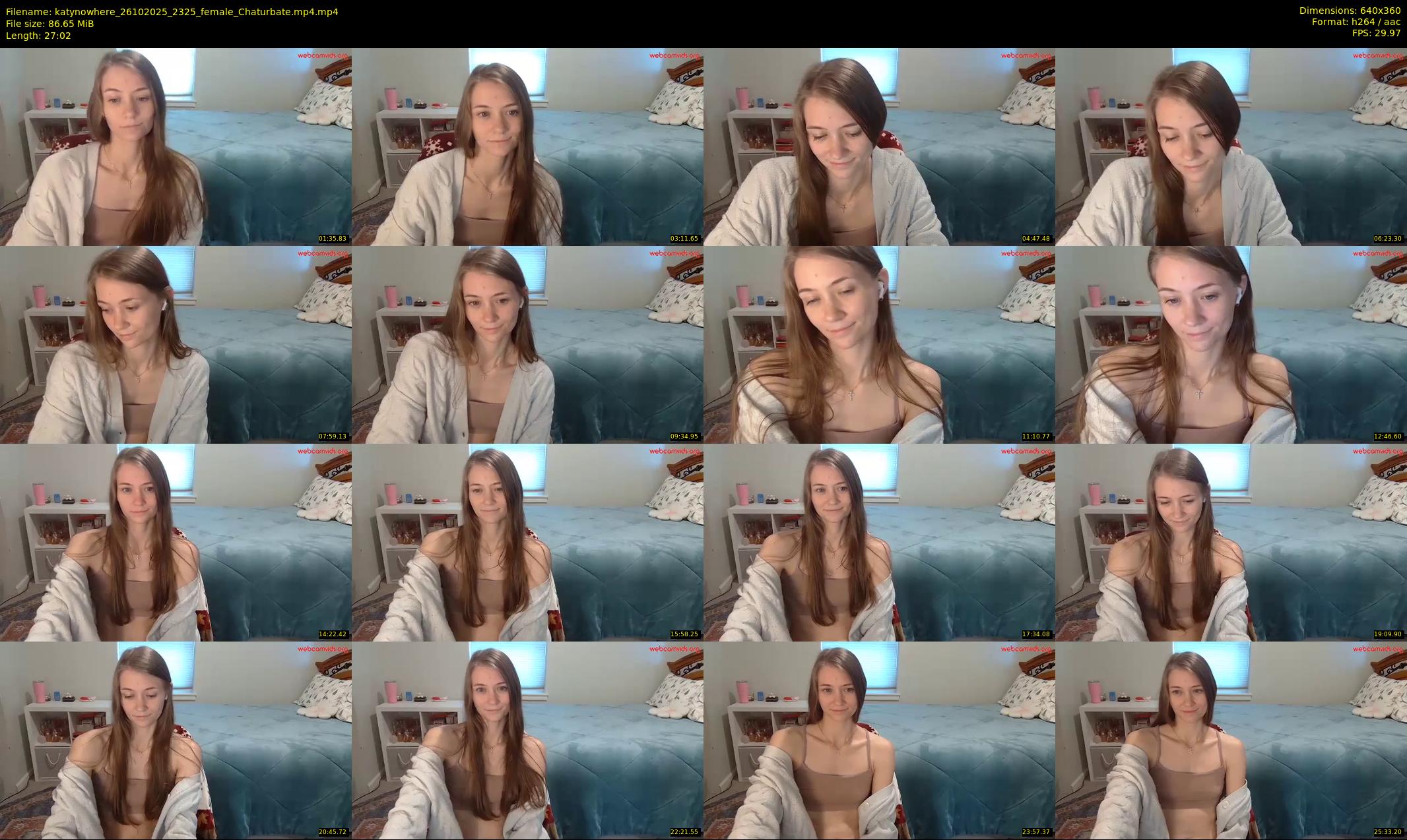 katynowhere — 28 minute Chaturbate female cam show recording, 360p, Oct 26, 2025