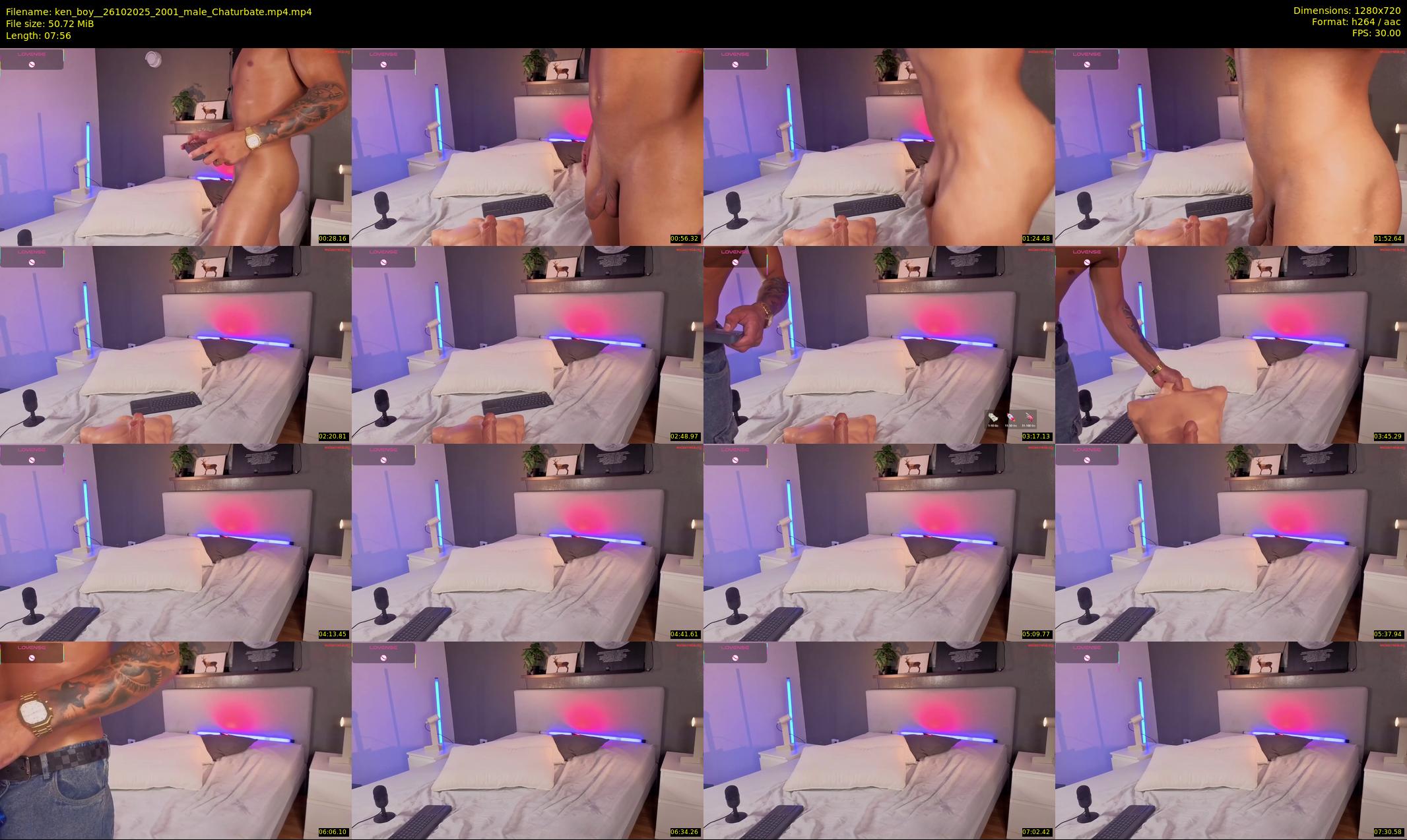 ken_boy_ — 8 minute Chaturbate male cam show recording, 720p, Oct 26, 2025