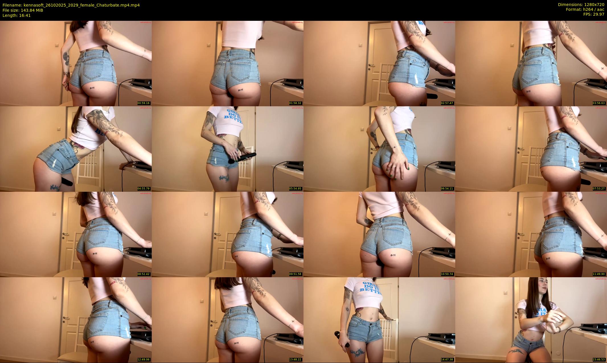 kennasoft — 17 minute Chaturbate female cam show recording, 720p, Oct 26, 2025
