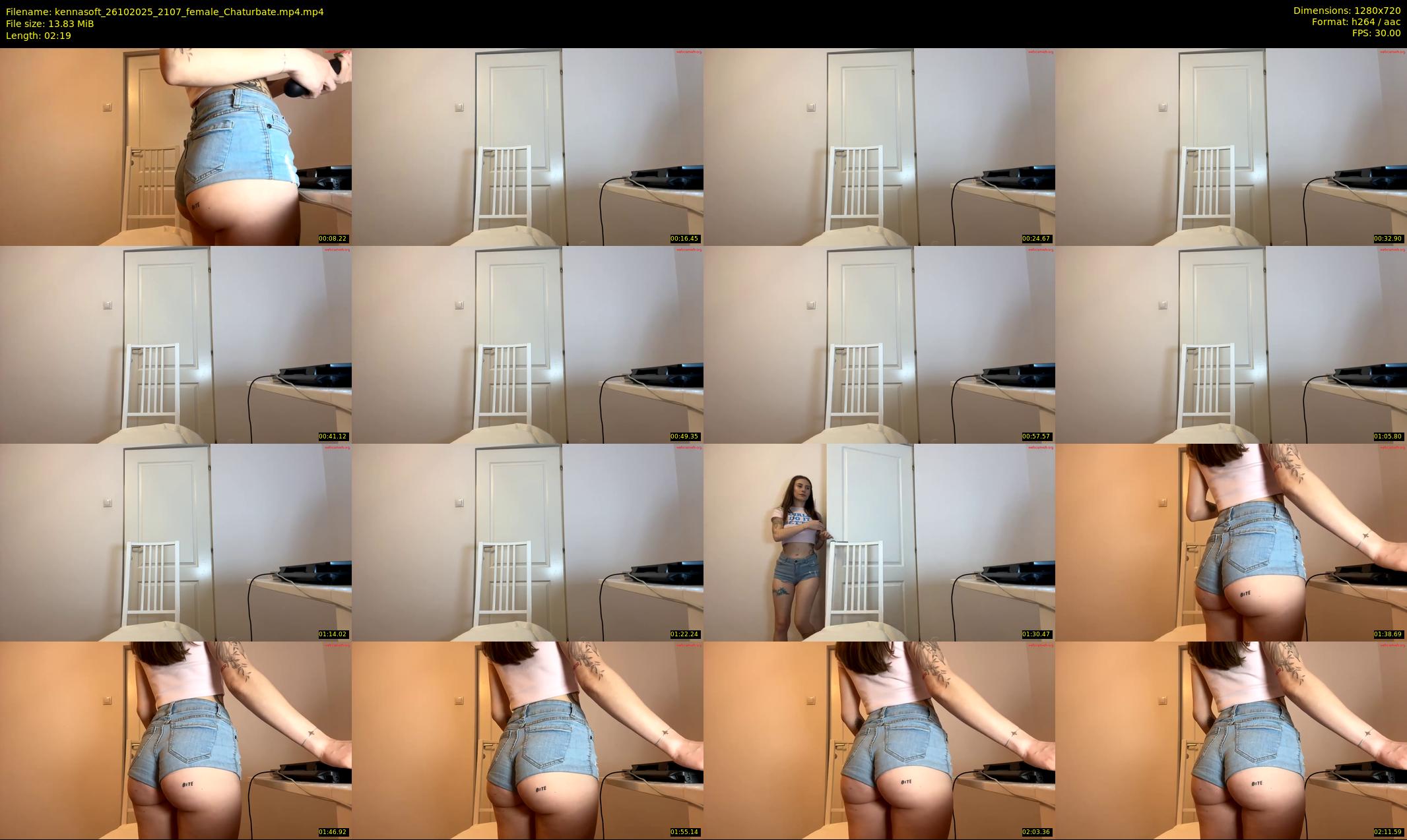 kennasoft — 3 minute Chaturbate female cam show recording, 720p, Oct 26, 2025