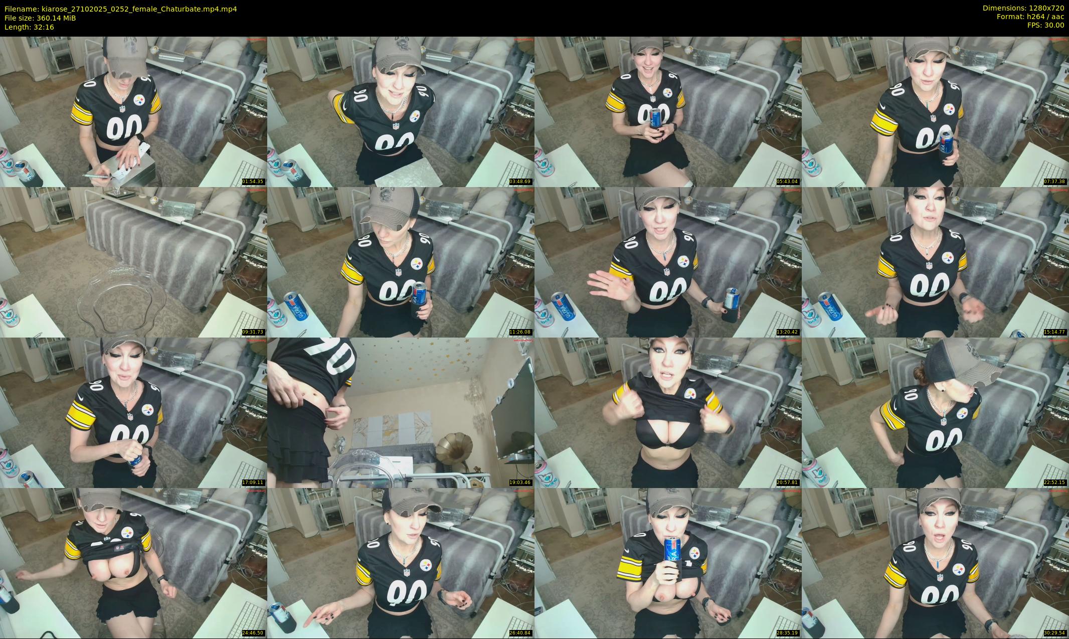 kiarose — 33 minute Chaturbate female cam show recording, 720p, Oct 27, 2025