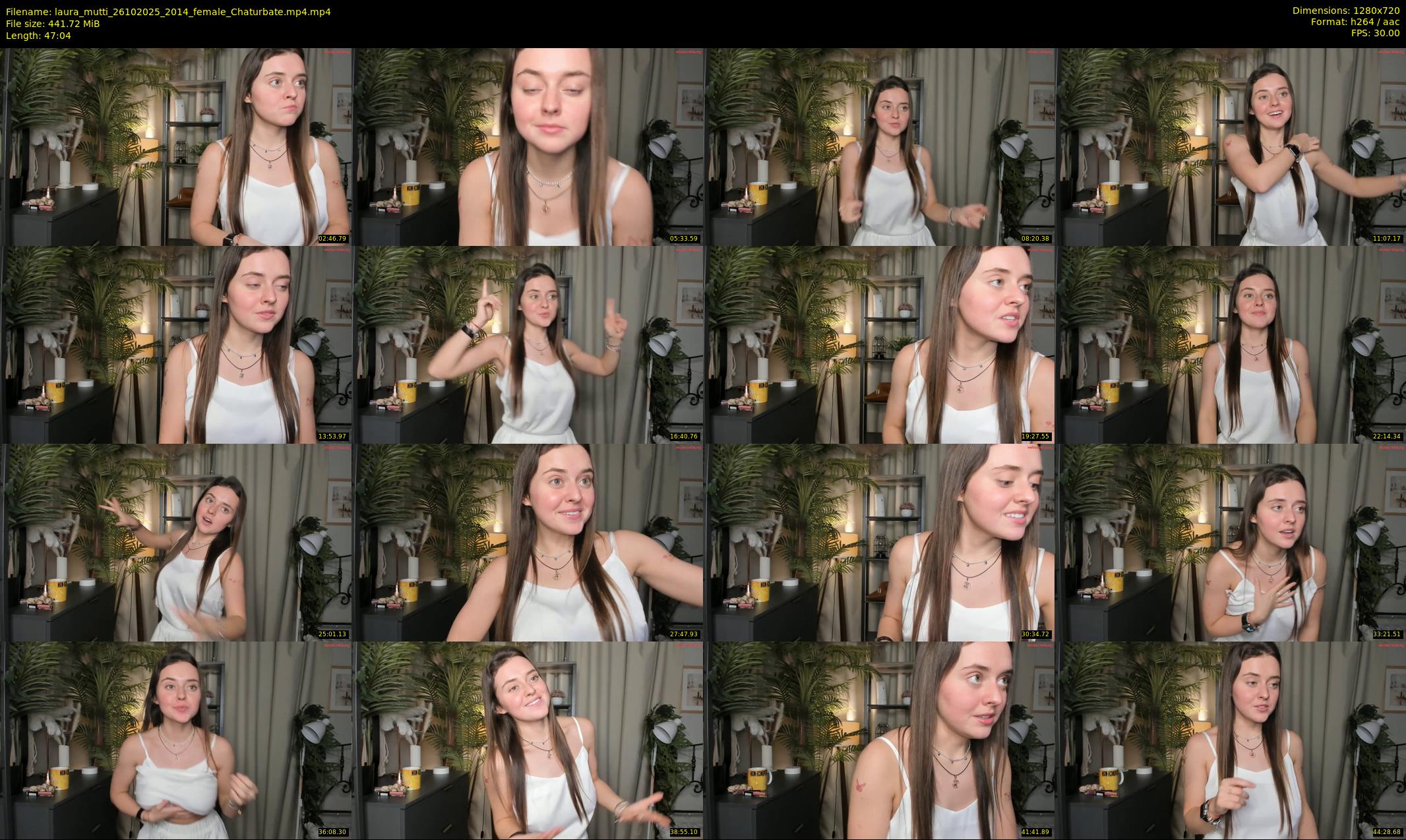 laura_mutti — 48 minute Chaturbate female cam show recording, 720p, Oct 26, 2025