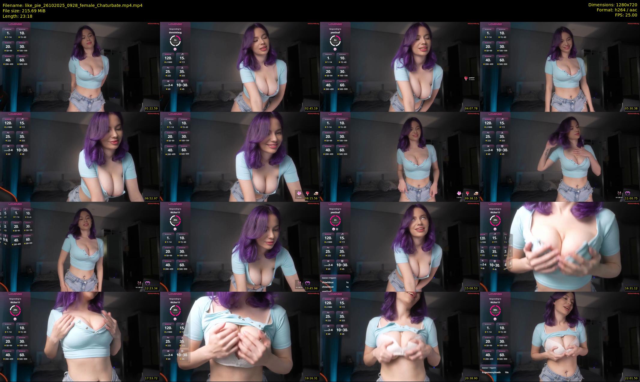 like_pie — 24 minute Chaturbate couple cam show recording, 720p, Oct 26, 2025