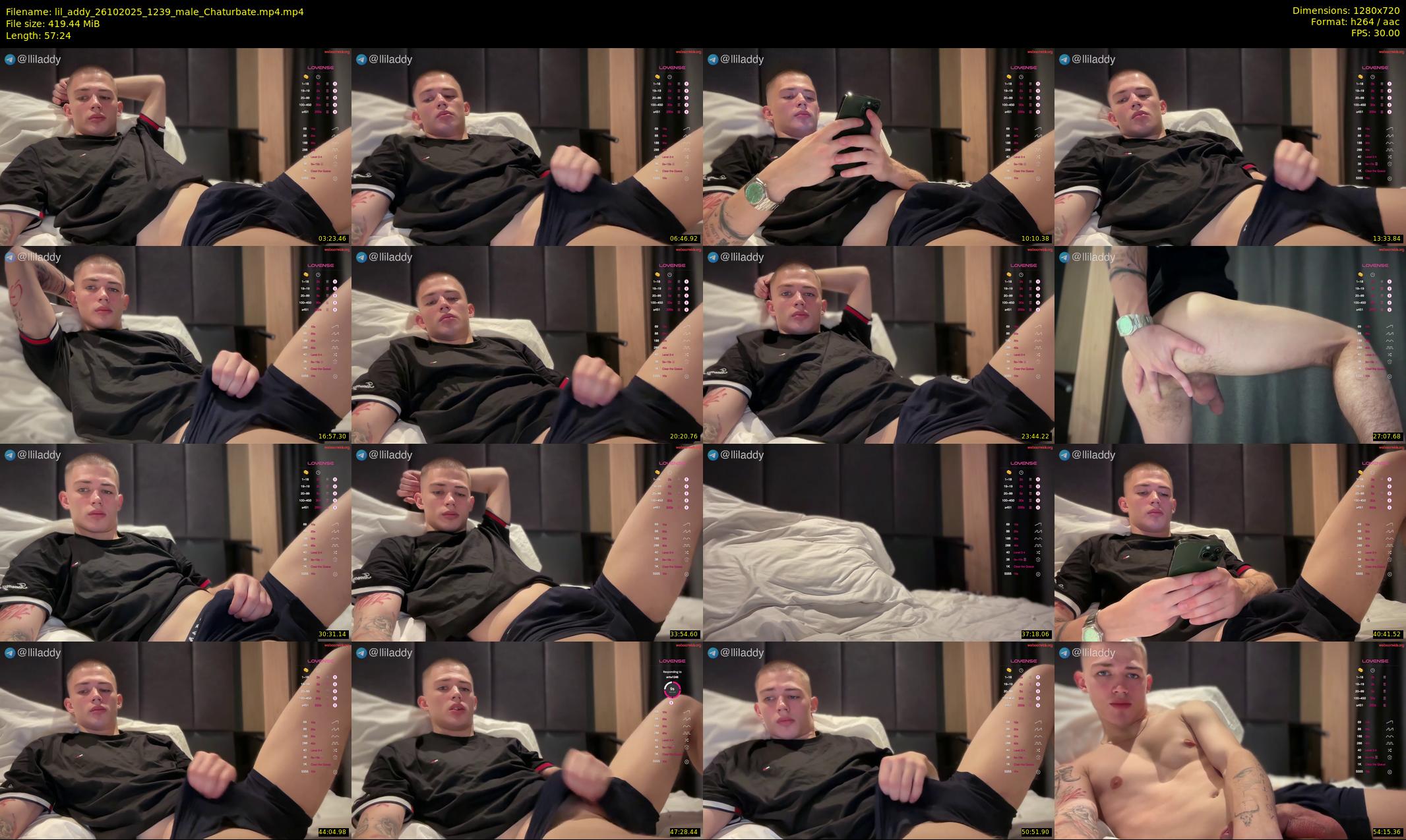 lil_addy — 58 minute Chaturbate male cam show recording, 720p, Oct 26, 2025