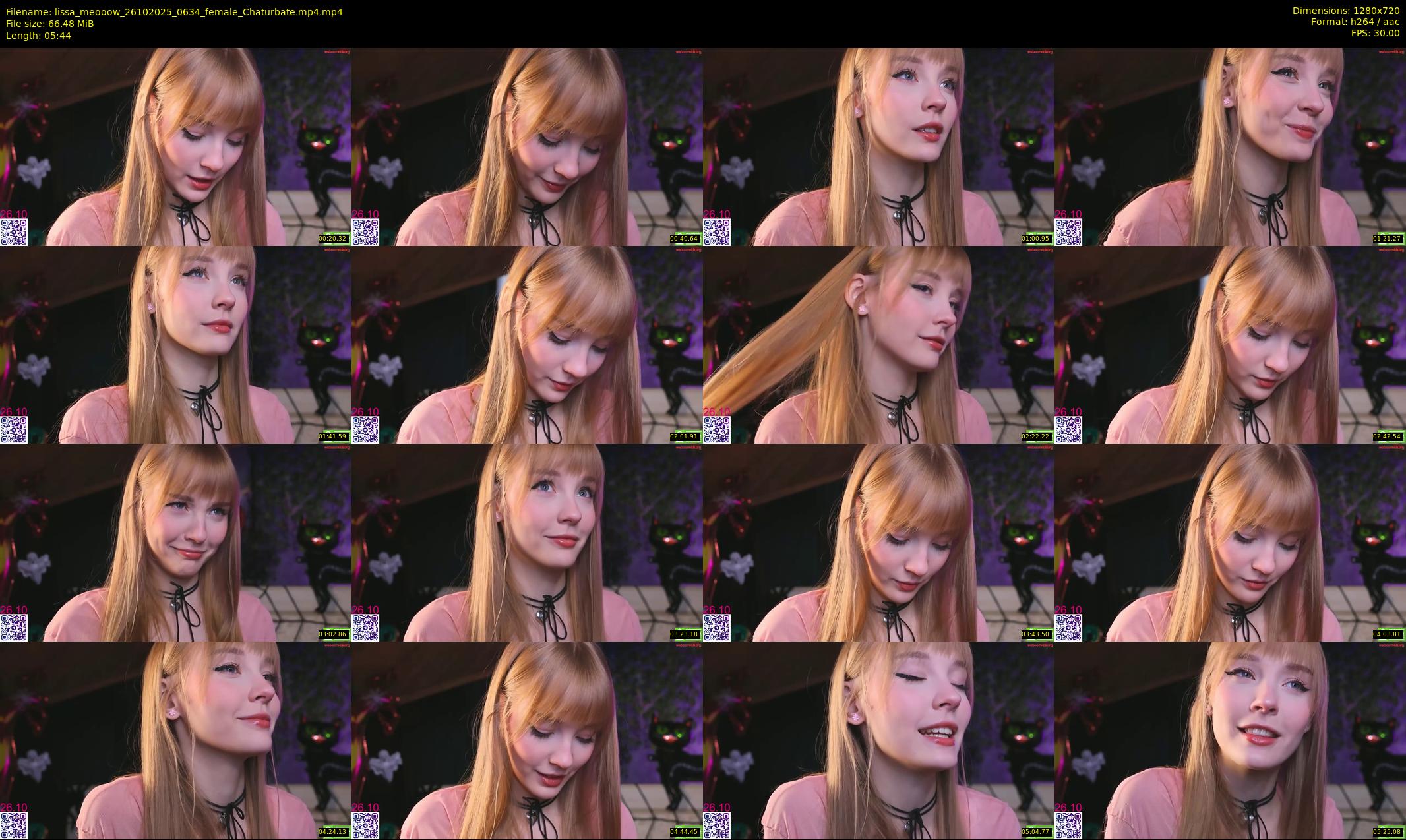 lissa_meooow — 6 minute Chaturbate female cam show recording, 720p, Oct 26, 2025