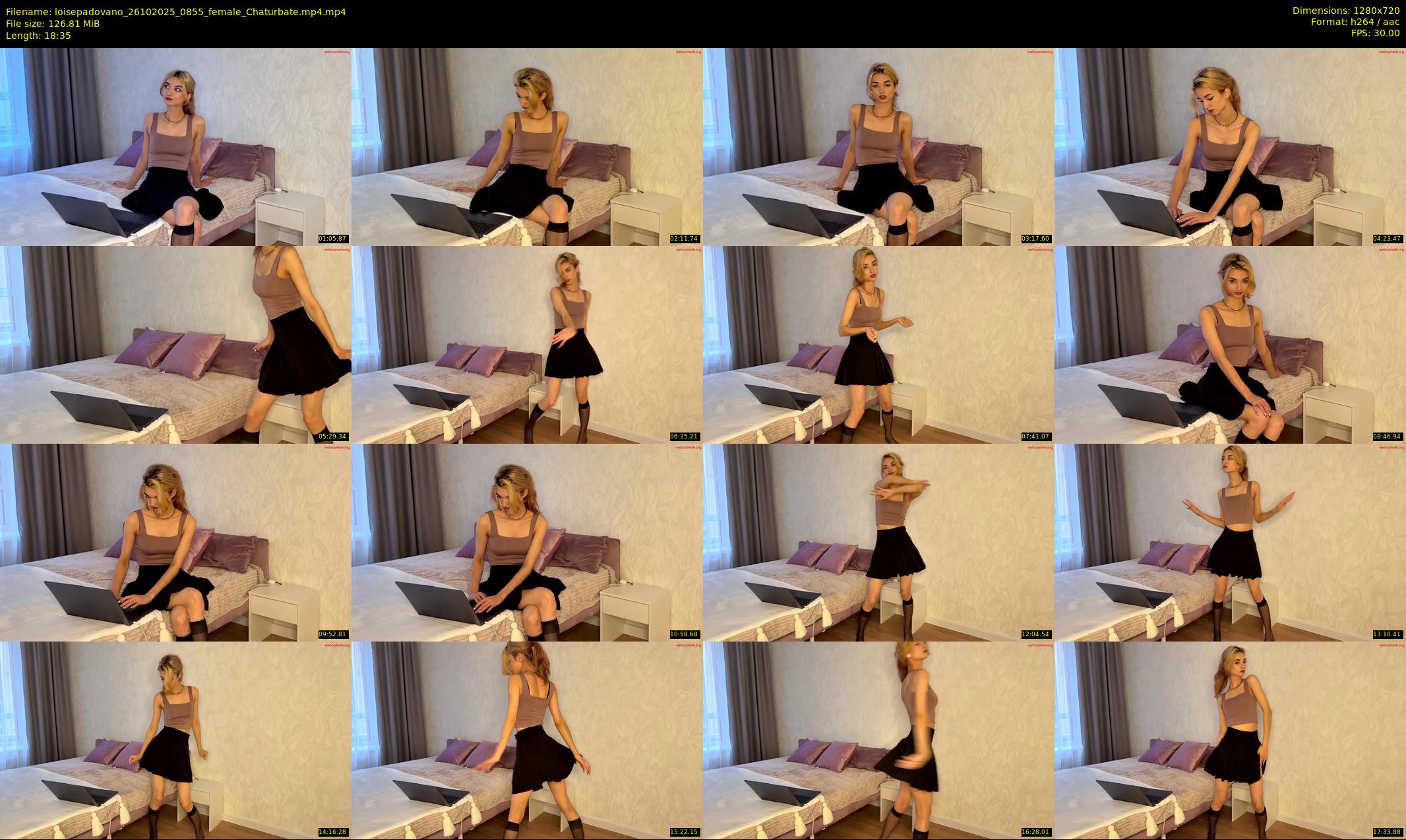 loisepadovano — 19 minute Chaturbate female cam show recording, 720p, Oct 26, 2025