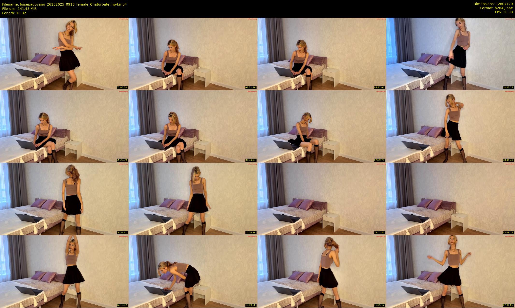 loisepadovano — 19 minute Chaturbate female cam show recording, 720p, Oct 26, 2025