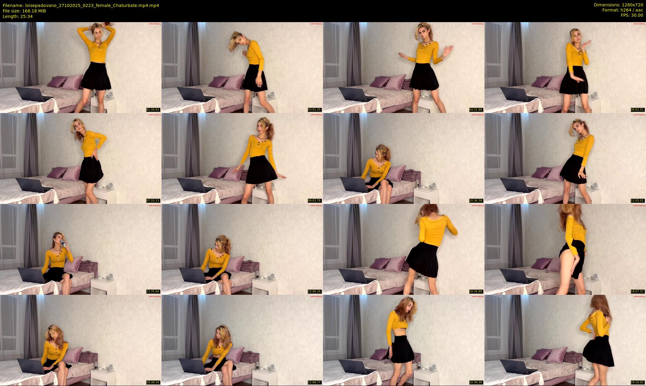 loisepadovano — 26 minute Chaturbate female cam show recording, 720p, Oct 27, 2025