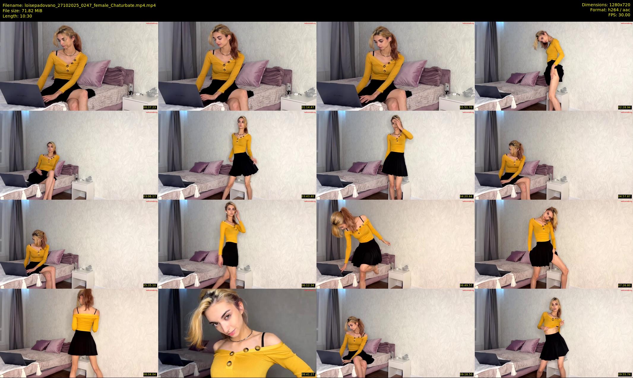 loisepadovano — 11 minute Chaturbate female cam show recording, 720p, Oct 27, 2025