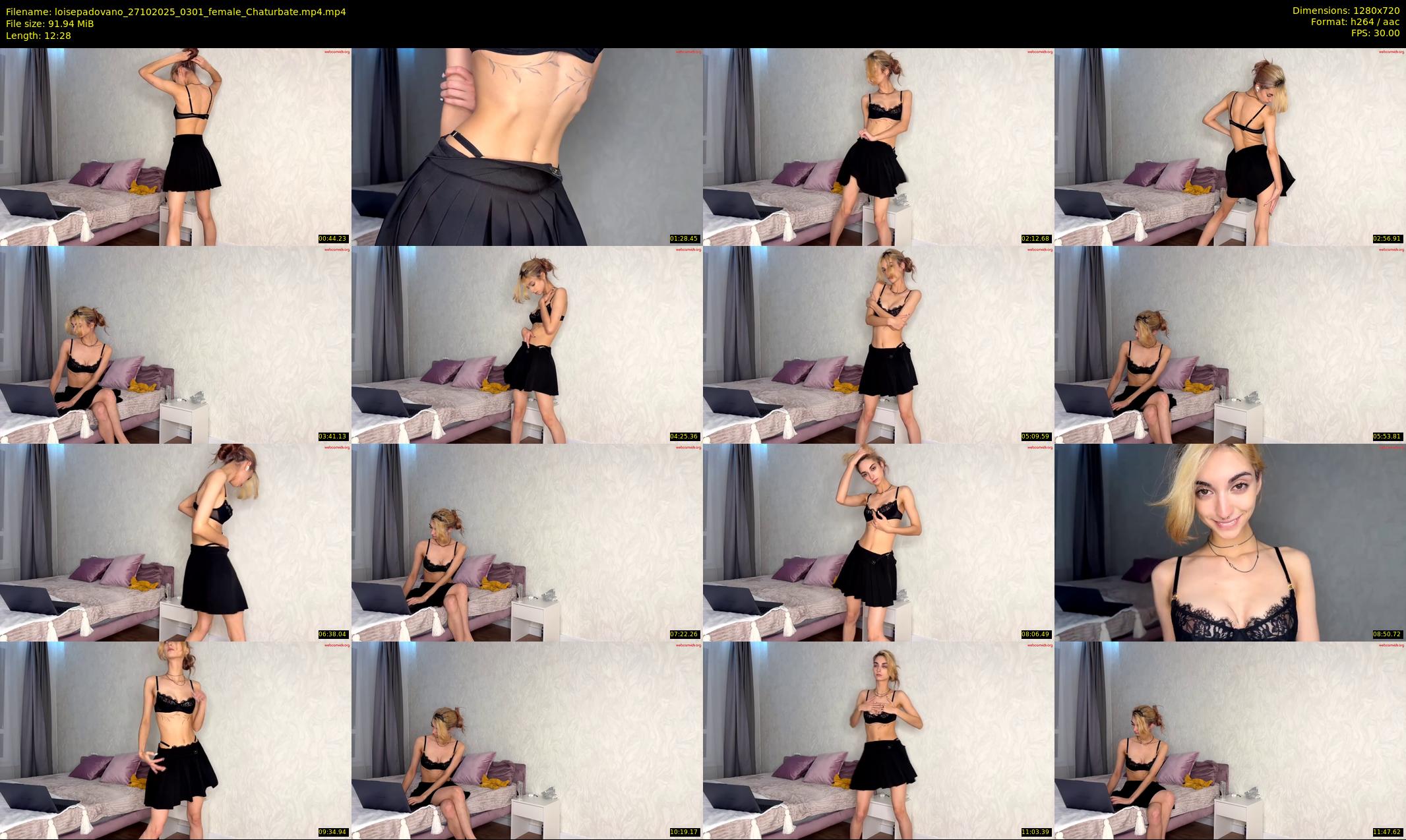 loisepadovano — 13 minute Chaturbate female cam show recording, 720p, Oct 27, 2025