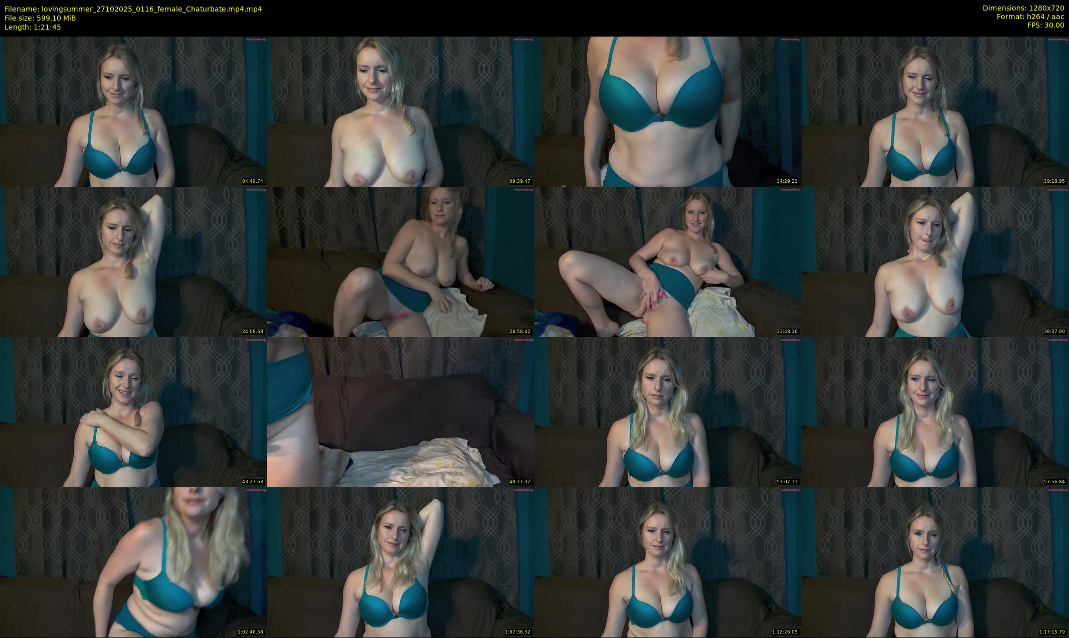 lovingsummer — 82 minute Chaturbate female cam show recording, 720p, Oct 27, 2025