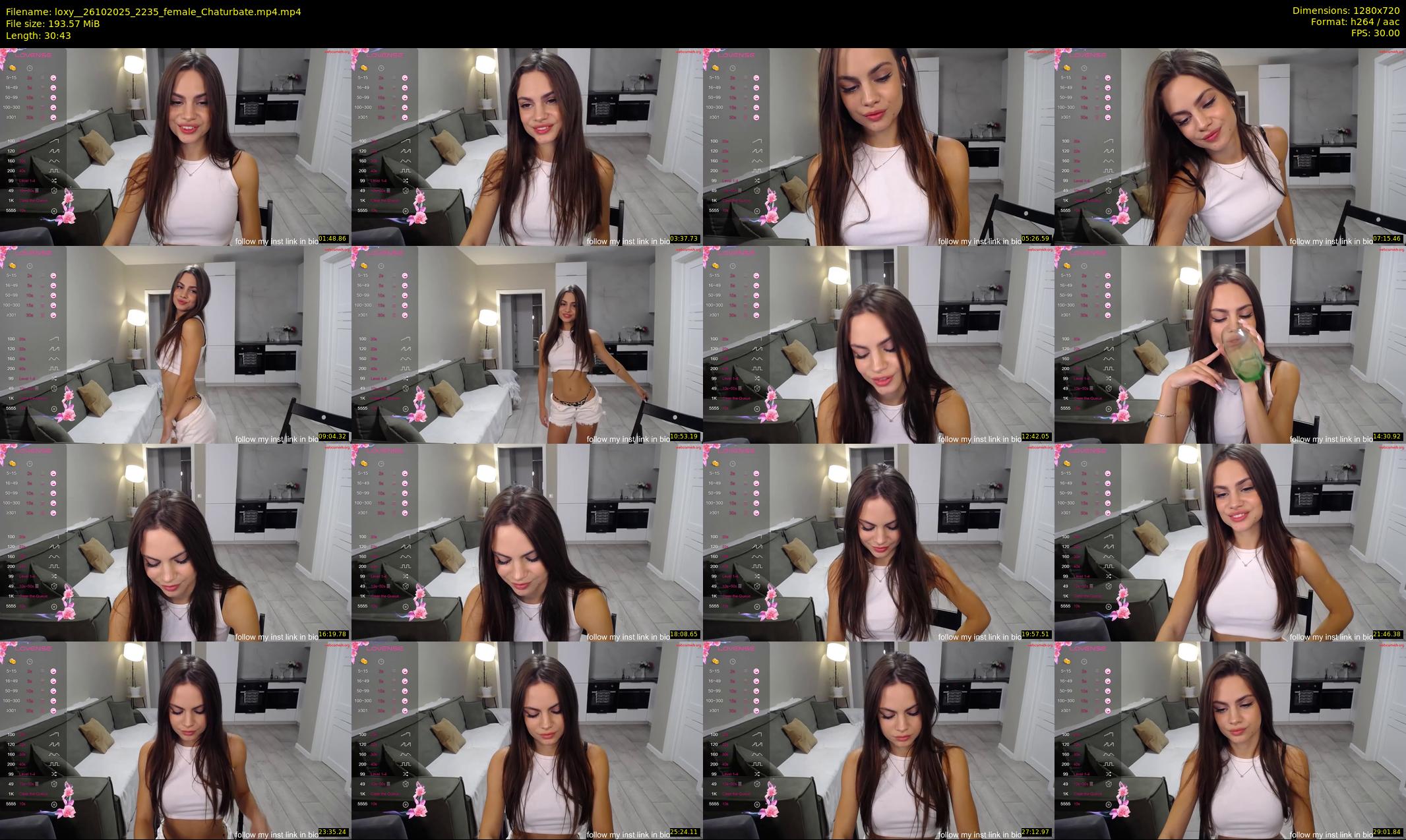 loxy_ — 31 minute Chaturbate female cam show recording, 720p, Oct 26, 2025