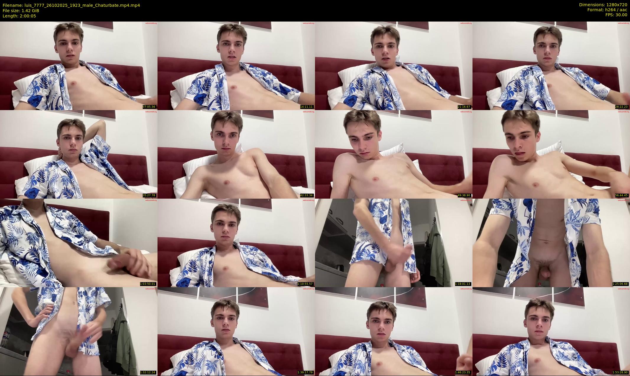 luis_7777 — 121 minute Chaturbate male cam show recording, 720p, Oct 26, 2025