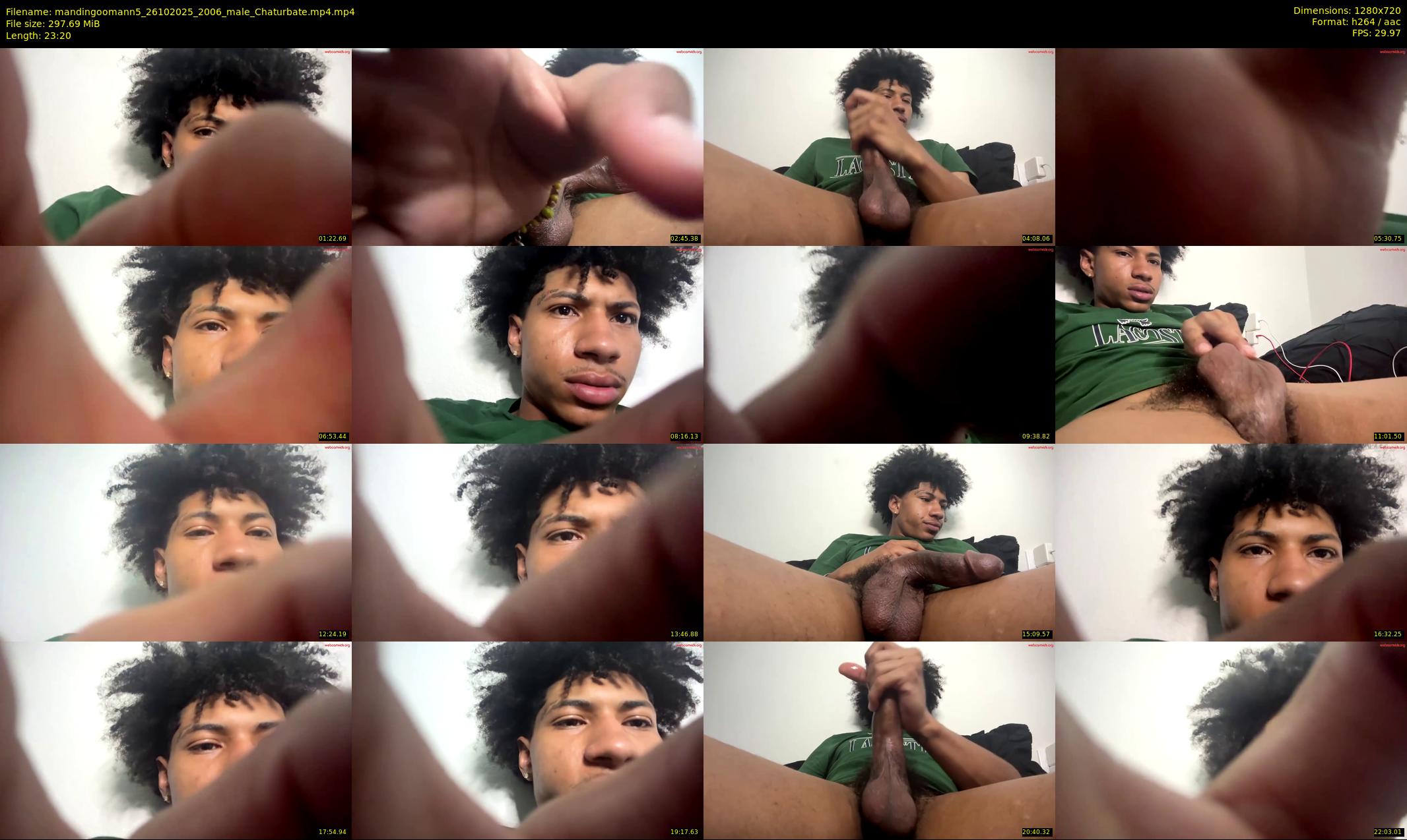 mandingoomann5 — 24 minute Chaturbate male cam show recording, 720p, Oct 26, 2025
