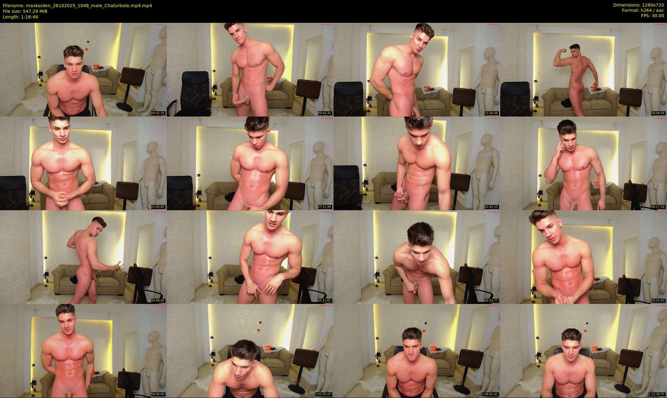 maxkaiden — 77 minute Chaturbate male cam show recording, 720p, Oct 26, 2025