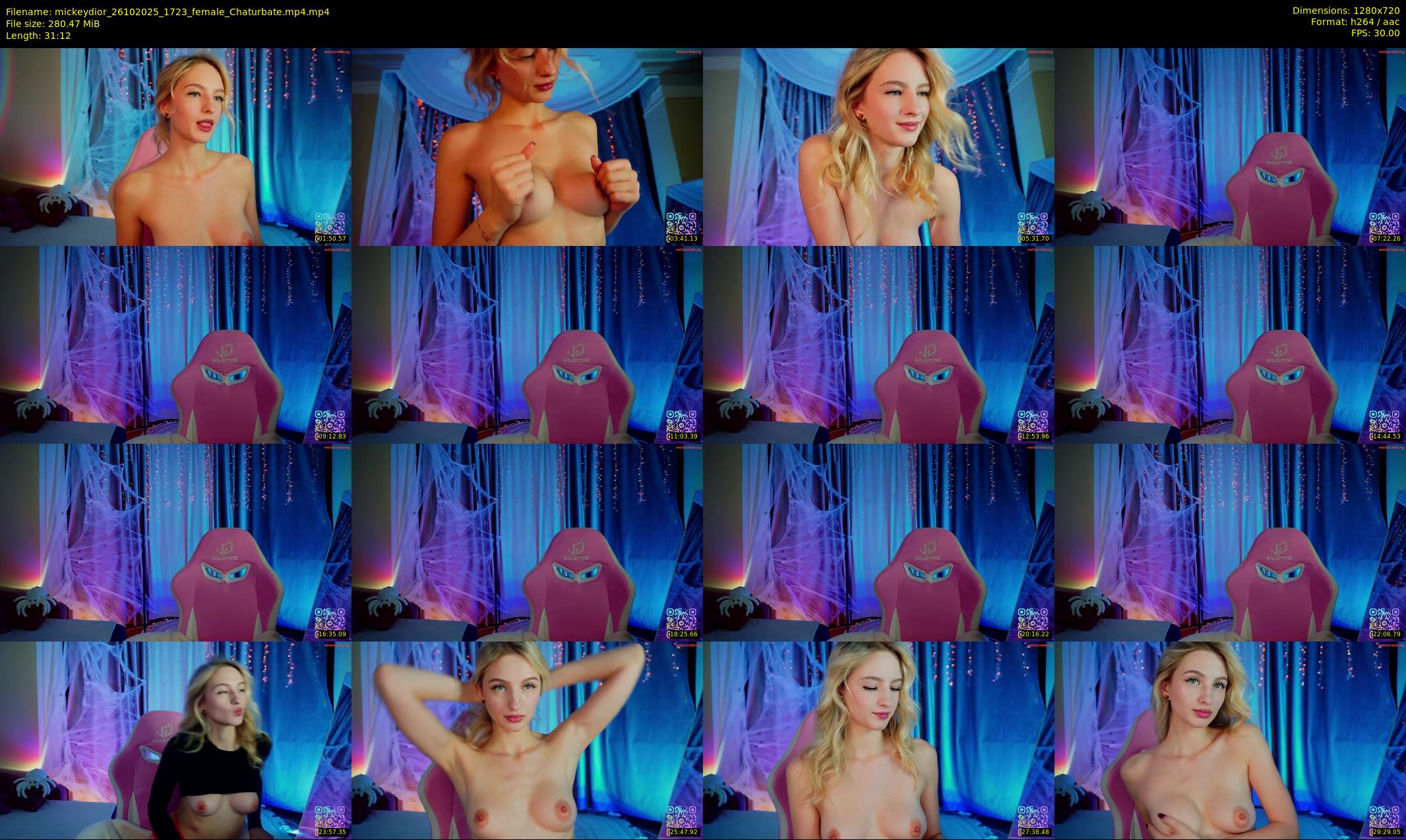 mickeydior — 32 minute Chaturbate female cam show recording, 720p, Oct 26, 2025