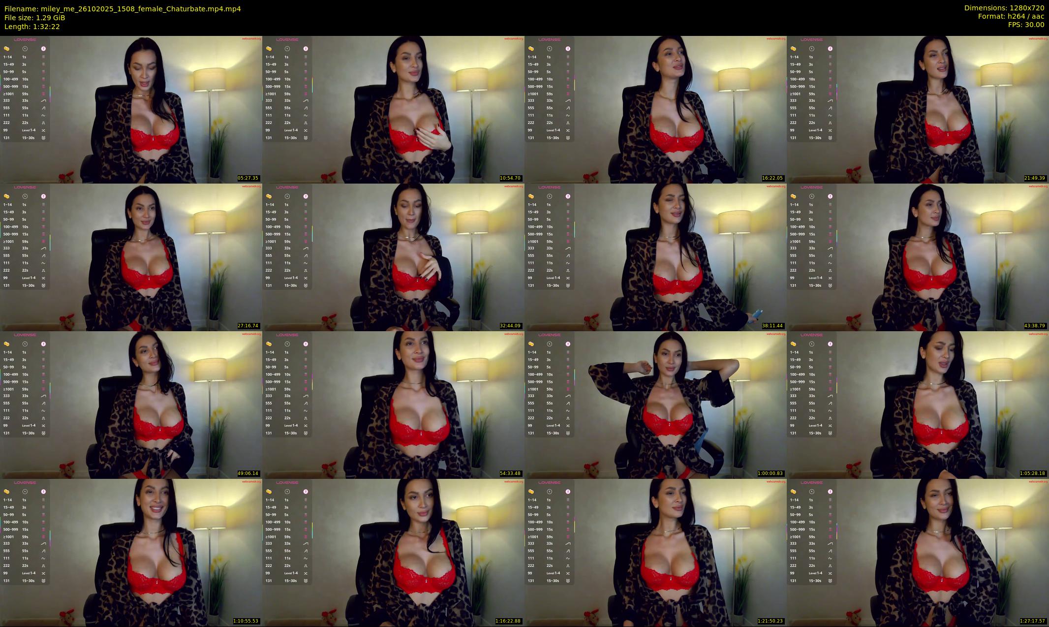 miley_me — 93 minute Chaturbate female cam show recording, 720p, Oct 26, 2025