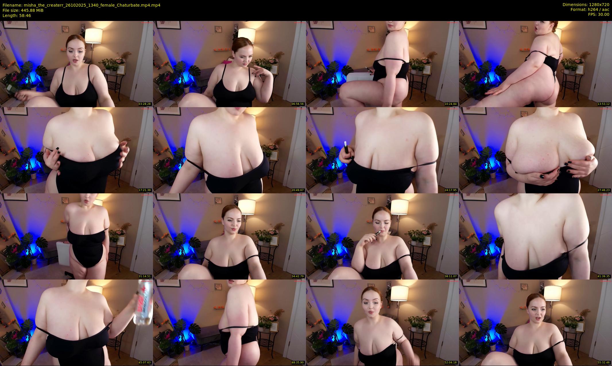 misha_the_createrr — 59 minute Chaturbate female cam show recording, 720p, Oct 26, 2025