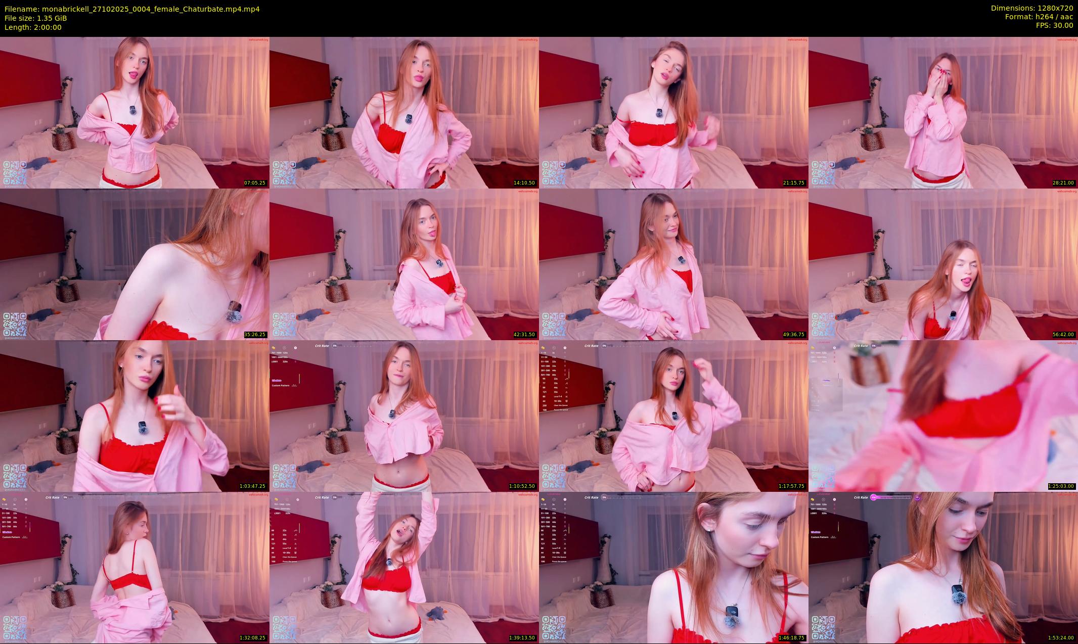 monabrickell — 120 minute Chaturbate female cam show recording, 720p, Oct 27, 2025