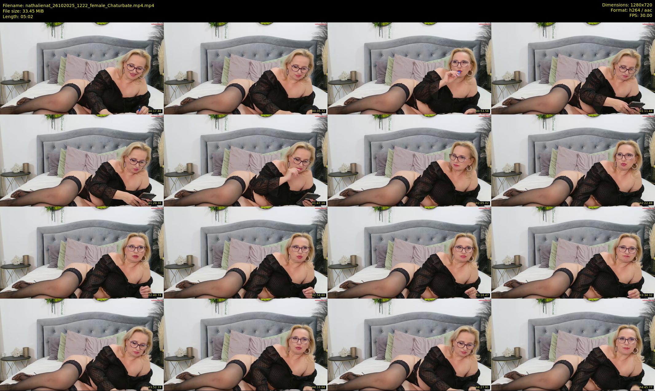 nathalienat — 6 minute Chaturbate female cam show recording, 720p, Oct 26, 2025