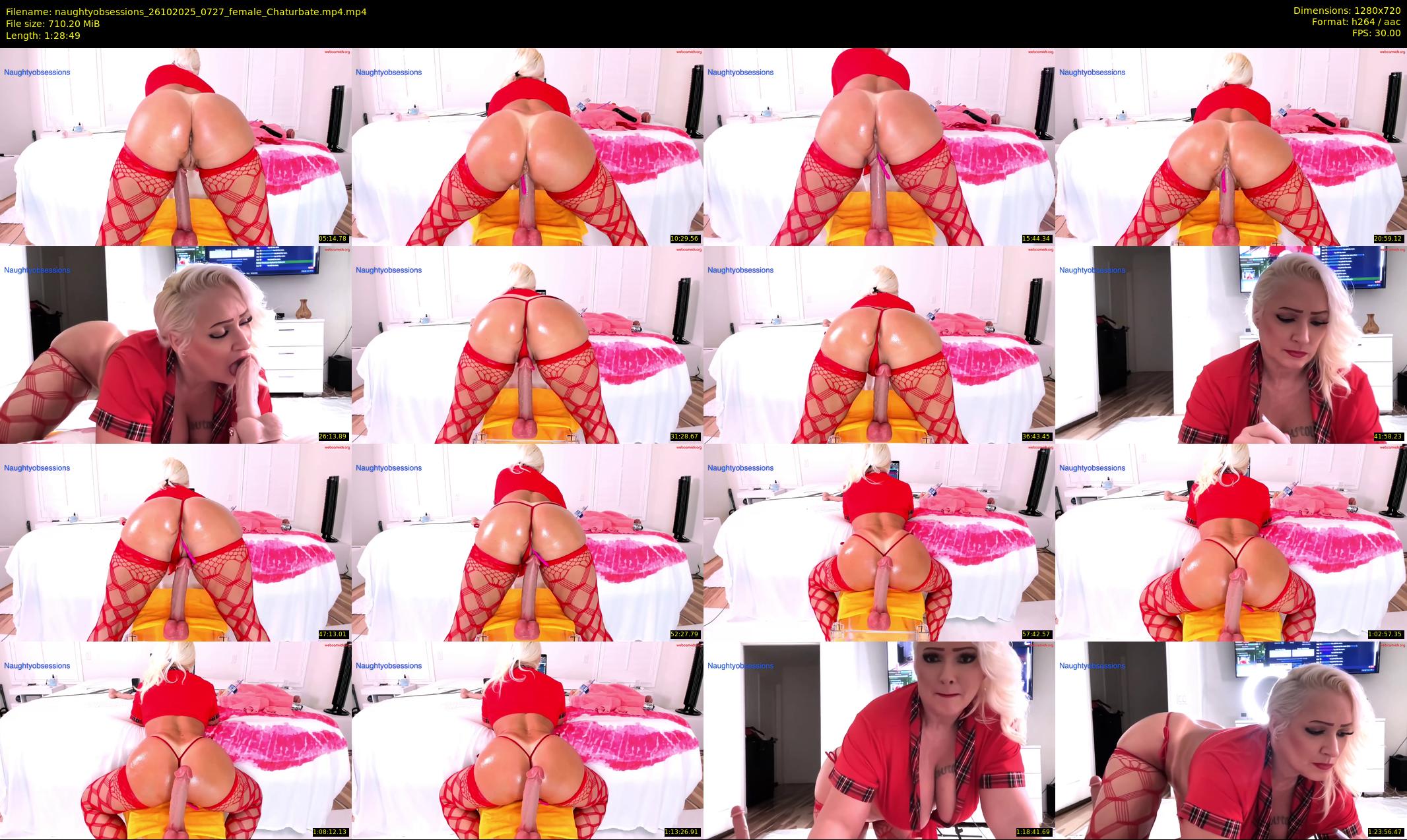 naughtyobsessions — 89 minute Chaturbate female cam show recording, 720p, Oct 26, 2025