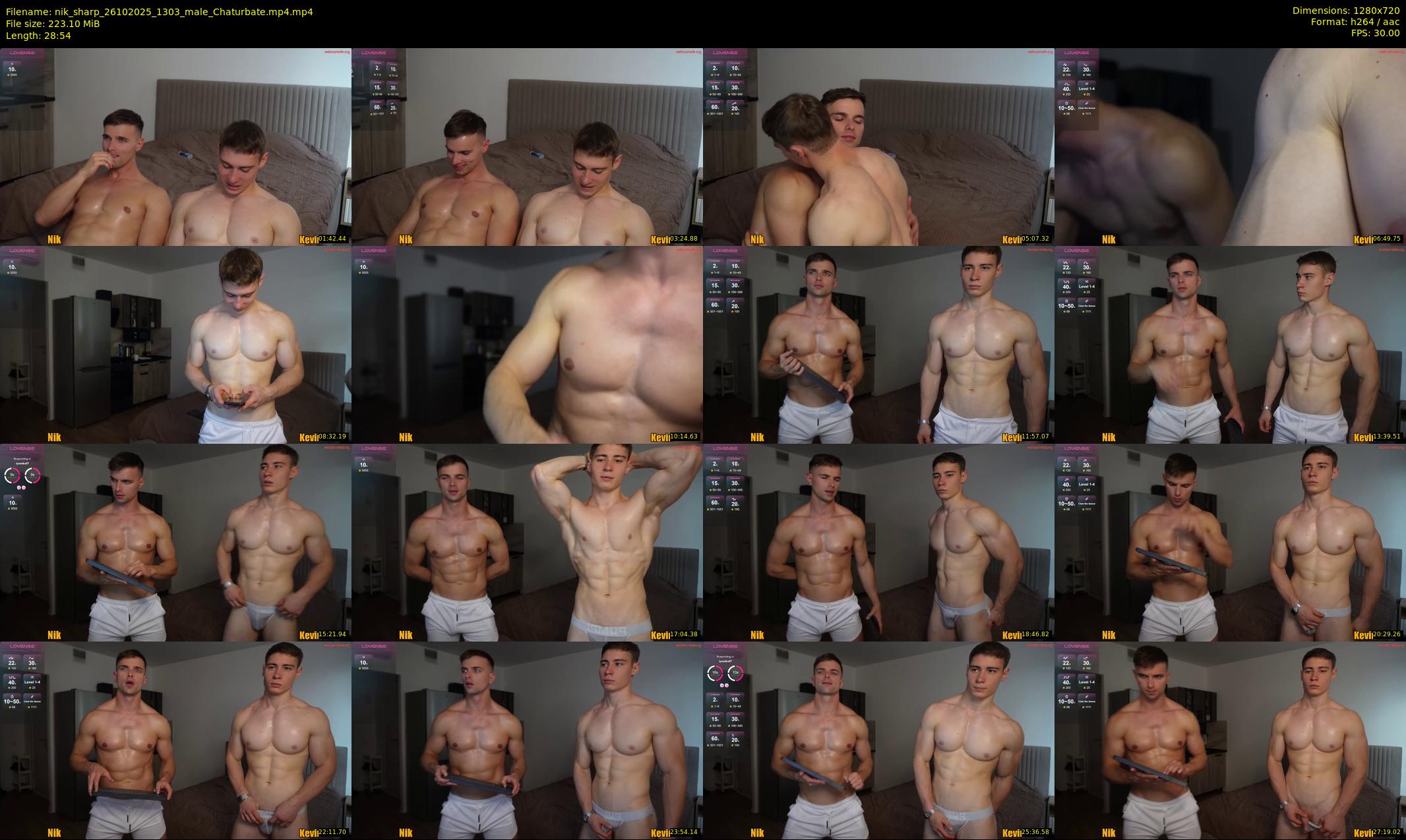 nik_sharp — 29 minute Chaturbate male cam show recording, 720p, Oct 26, 2025