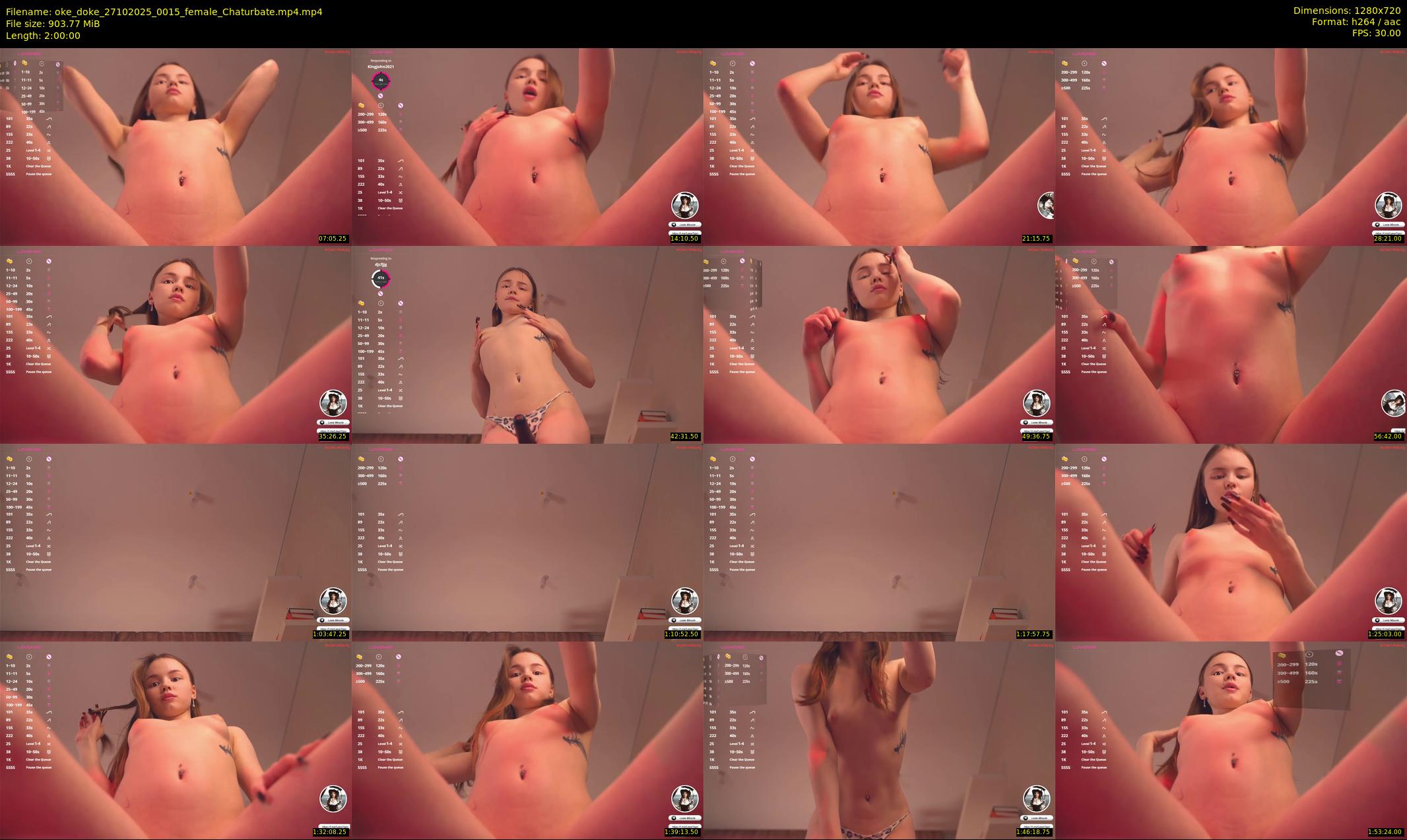 oke_doke — 120 minute Chaturbate female cam show recording, 720p, Oct 27, 2025