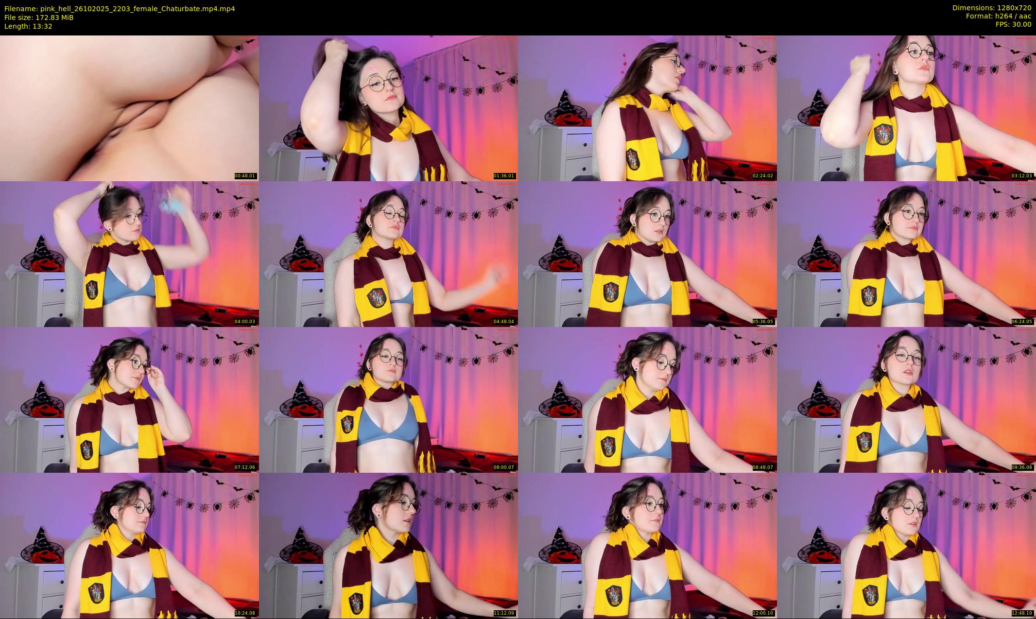 pink_hell — 14 minute Chaturbate female cam show recording, 720p, Oct 26, 2025