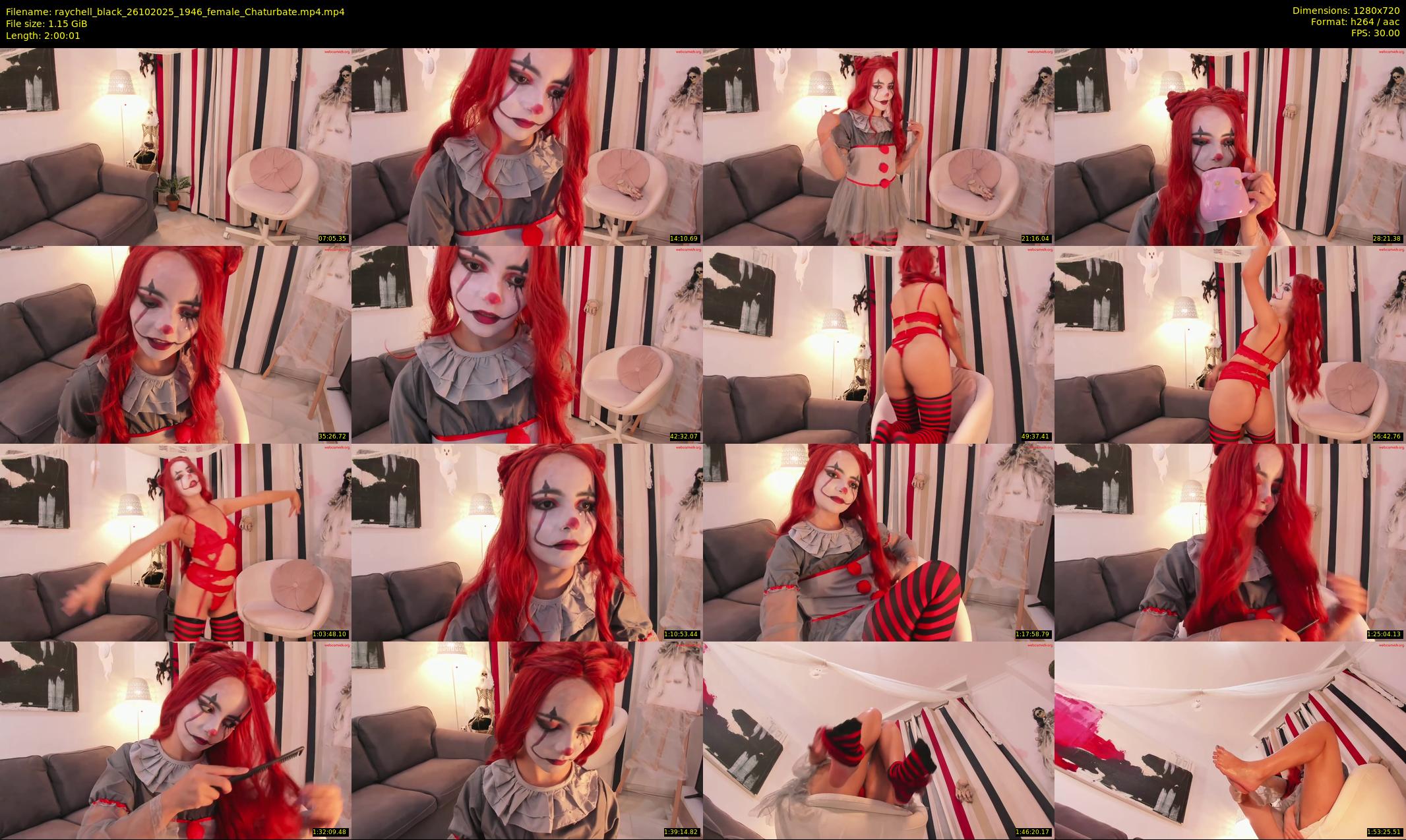 raychell_black — 121 minute Chaturbate female cam show recording, 720p, Oct 26, 2025