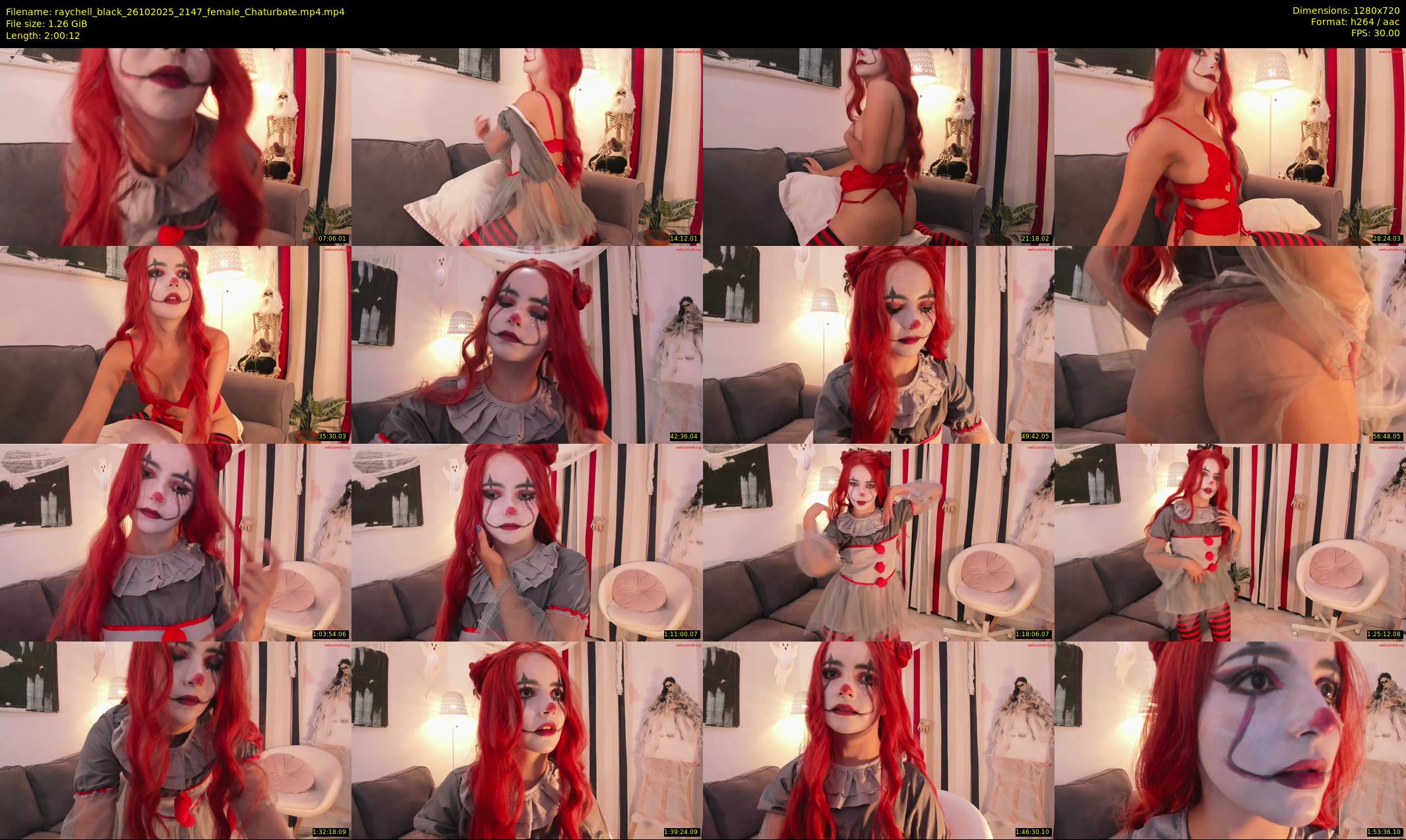 raychell_black — 121 minute Chaturbate female cam show recording, 720p, Oct 26, 2025