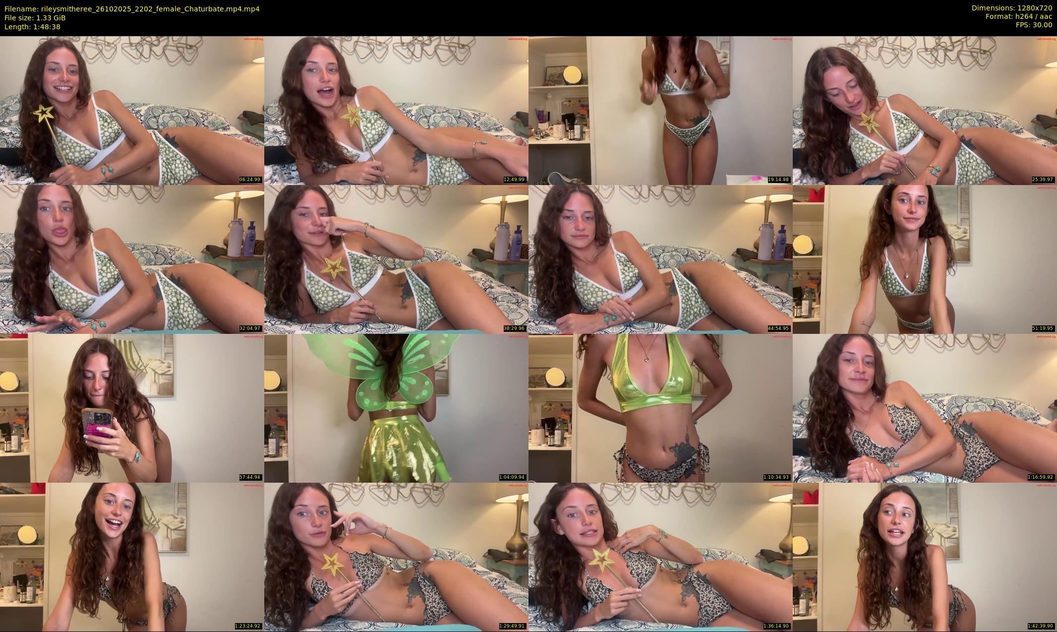 rileysmitheree — 109 minute Chaturbate female cam show recording, 720p, Oct 26, 2025