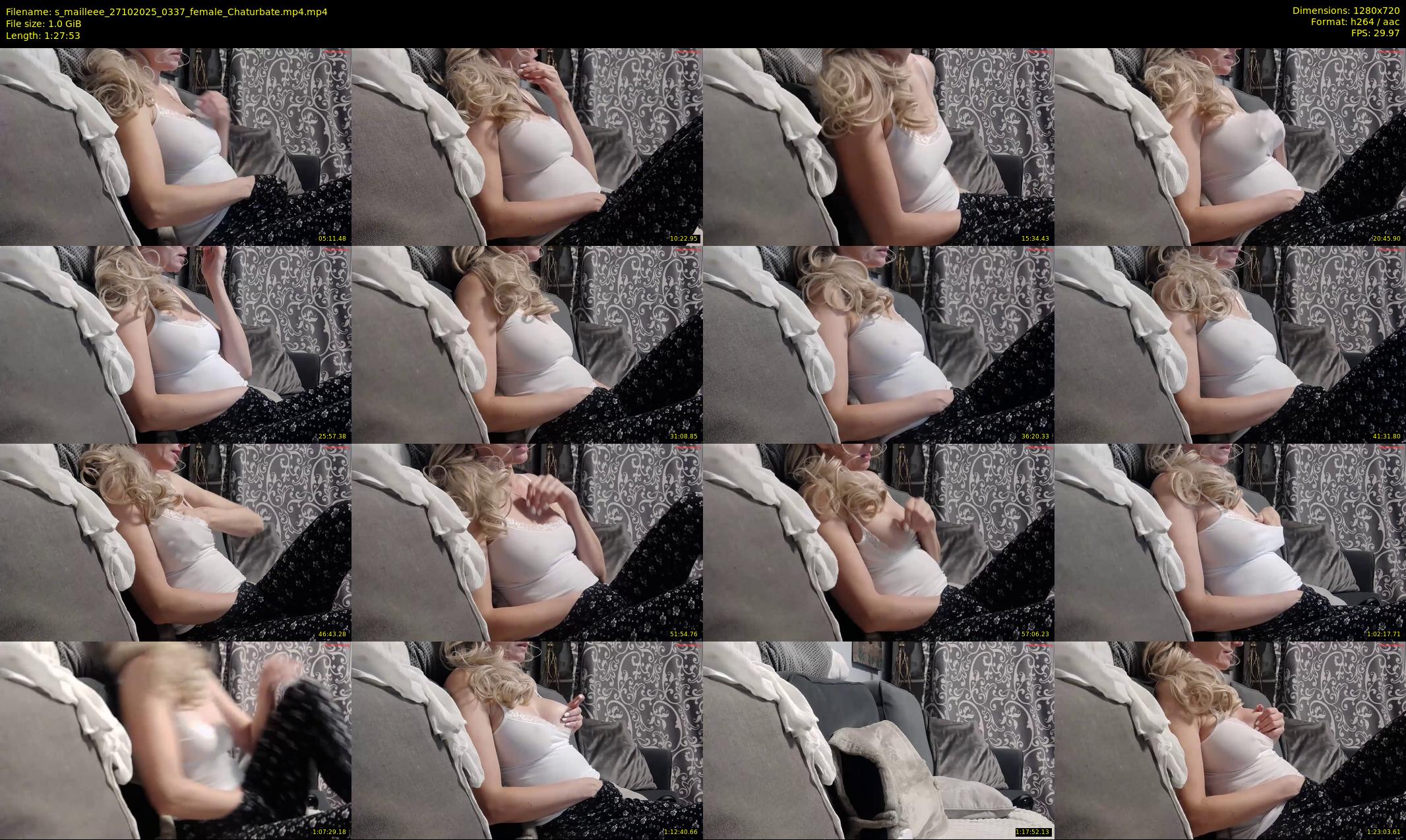 s_mailleee — 88 minute Chaturbate female cam show recording, 720p, Oct 27, 2025