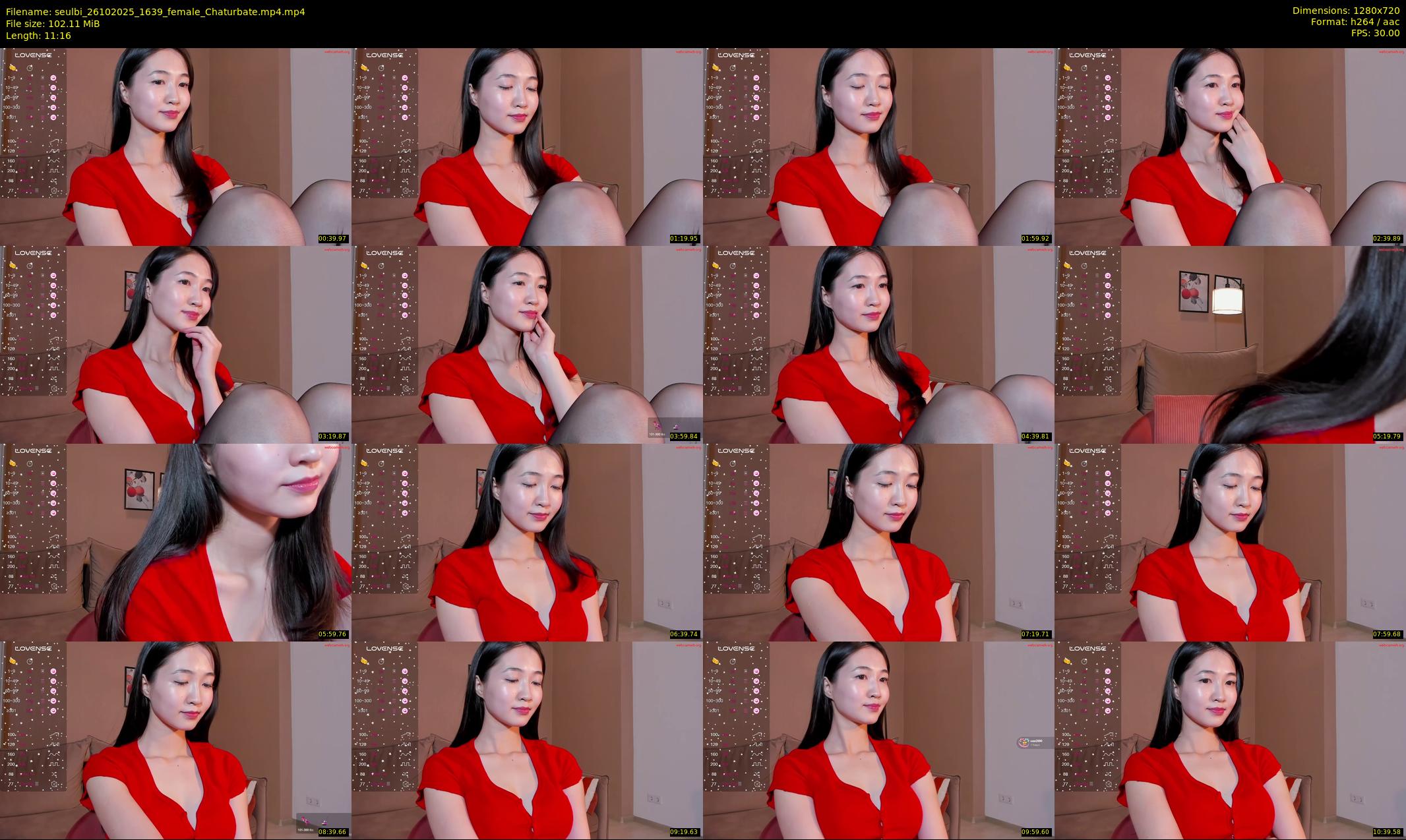 seulbi — 12 minute Chaturbate female cam show recording, 720p, Oct 26, 2025