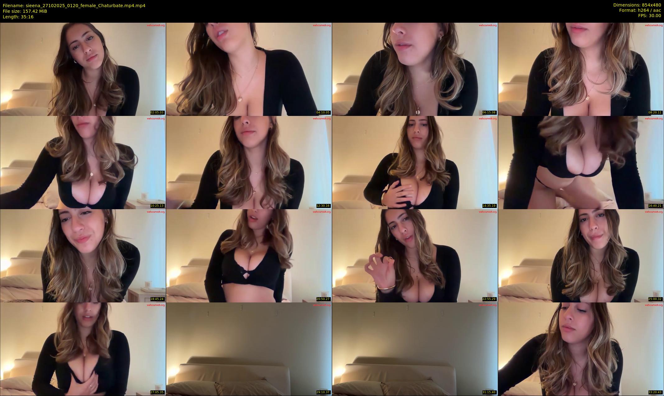 sieena — 36 minute Chaturbate female cam show recording, 480p, Oct 27, 2025