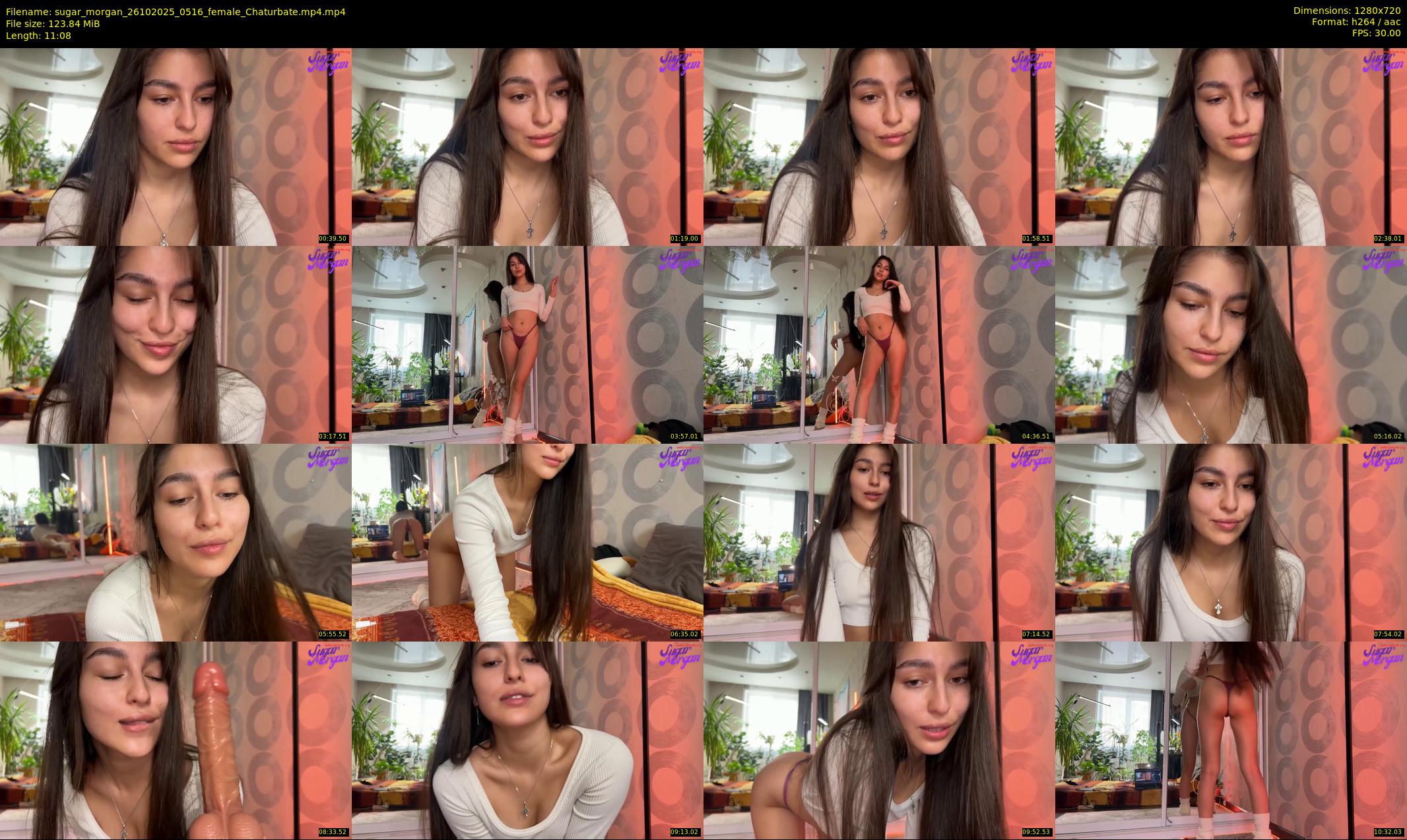 sugar_morgan — 12 minute Chaturbate female cam show recording, 720p, Oct 26, 2025