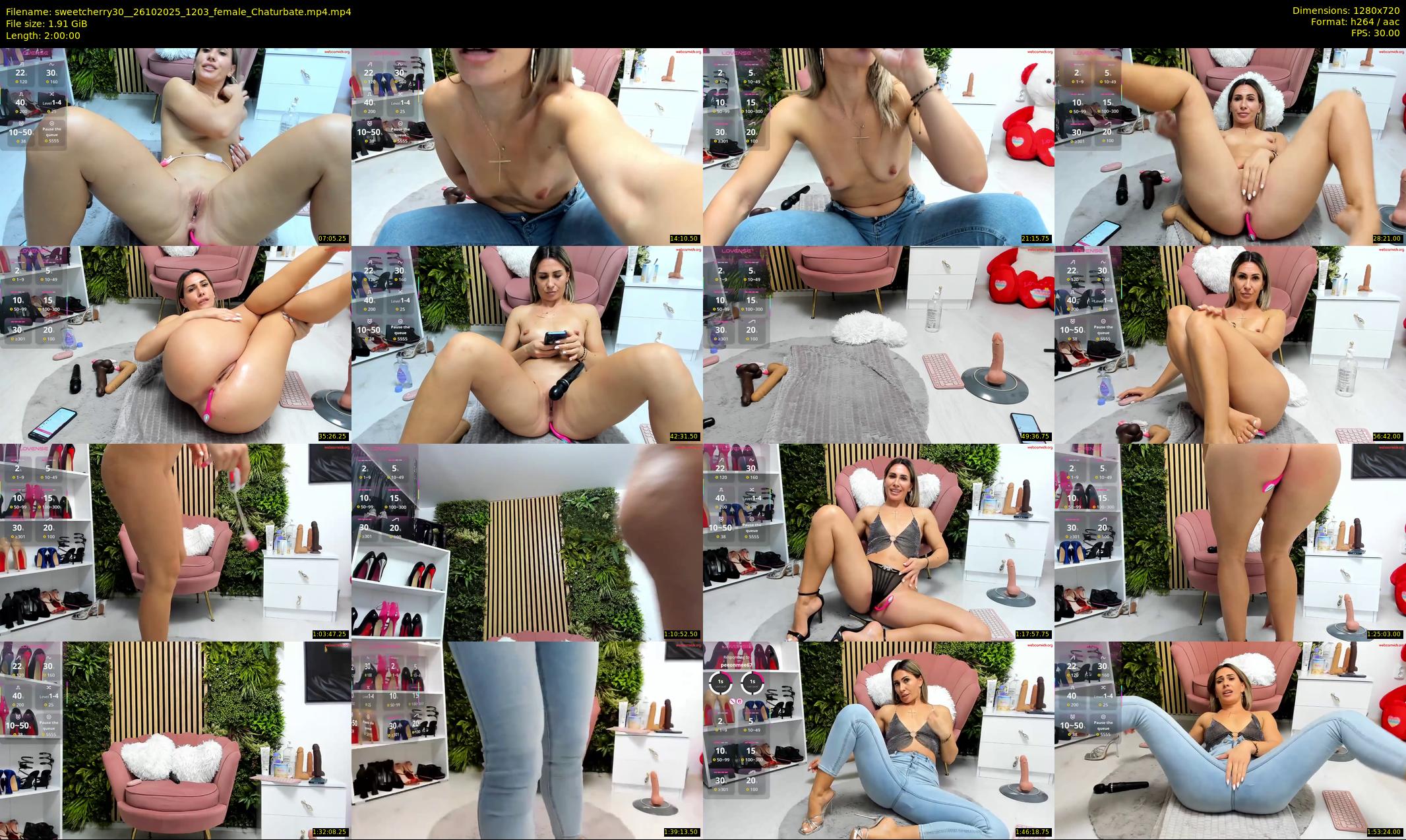 sweetcherry30_ — 120 minute Chaturbate female cam show recording, 720p, Oct 26, 2025