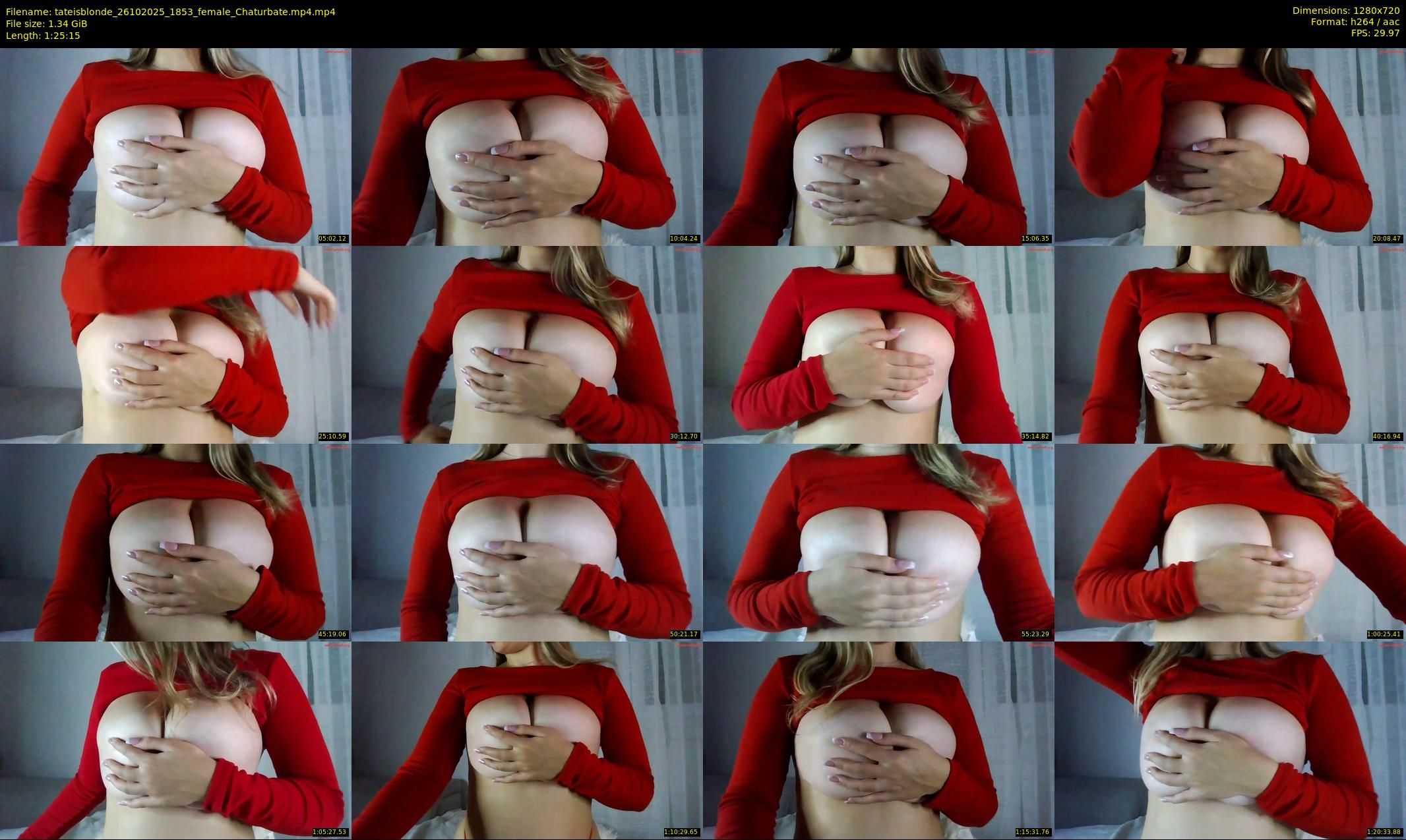 tateisblonde — 86 minute Chaturbate female cam show recording, 720p, Oct 26, 2025