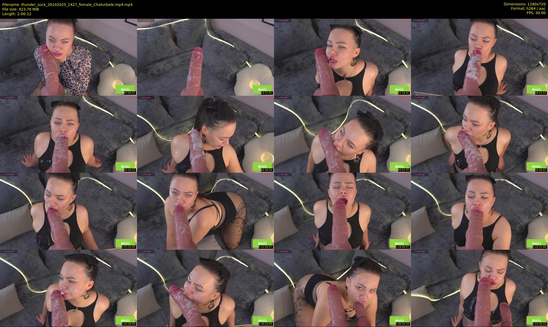 thunder_suck — 121 minute Chaturbate female cam show recording, 720p, Oct 26, 2025