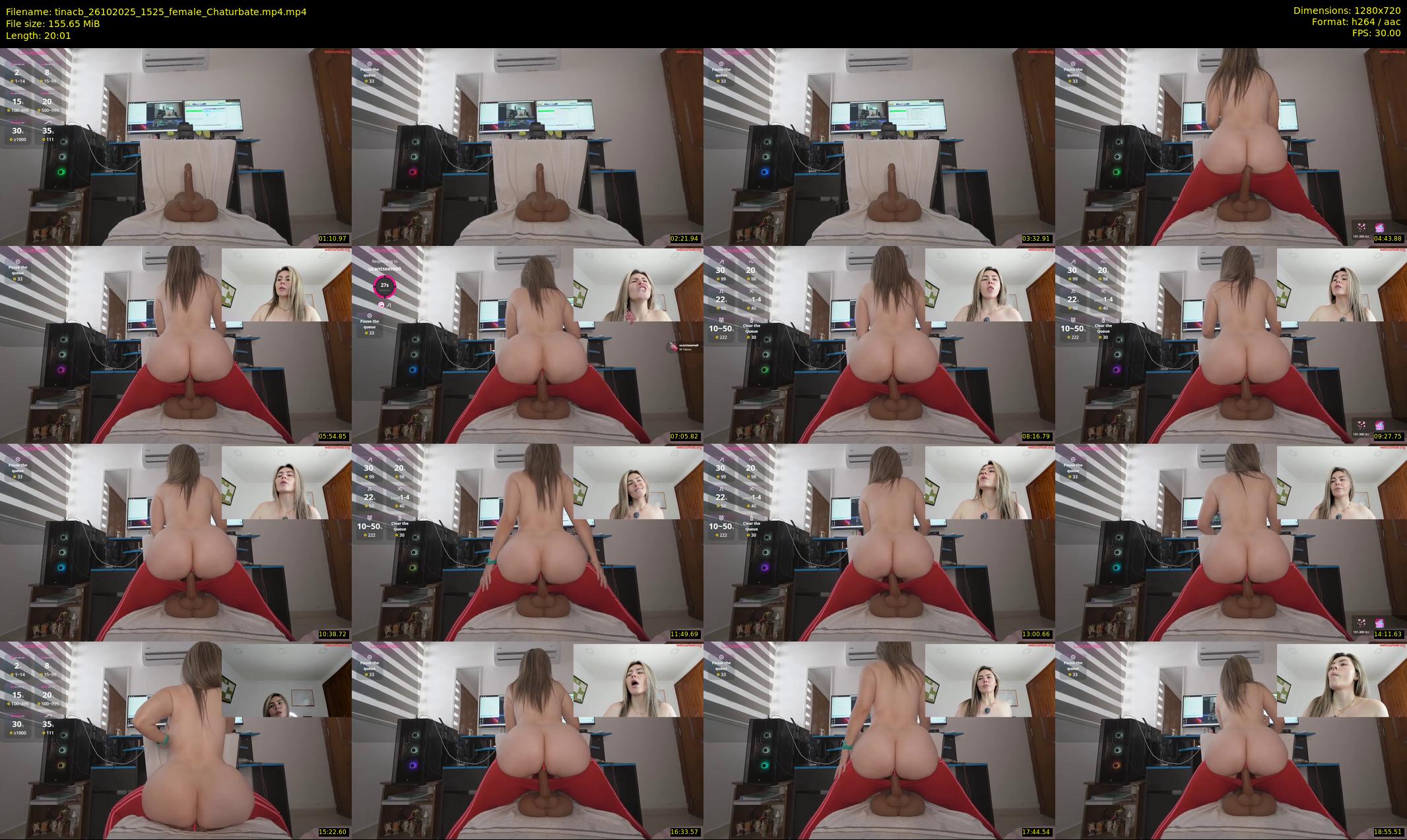 tinacb — 21 minute Chaturbate female cam show recording, 720p, Oct 26, 2025