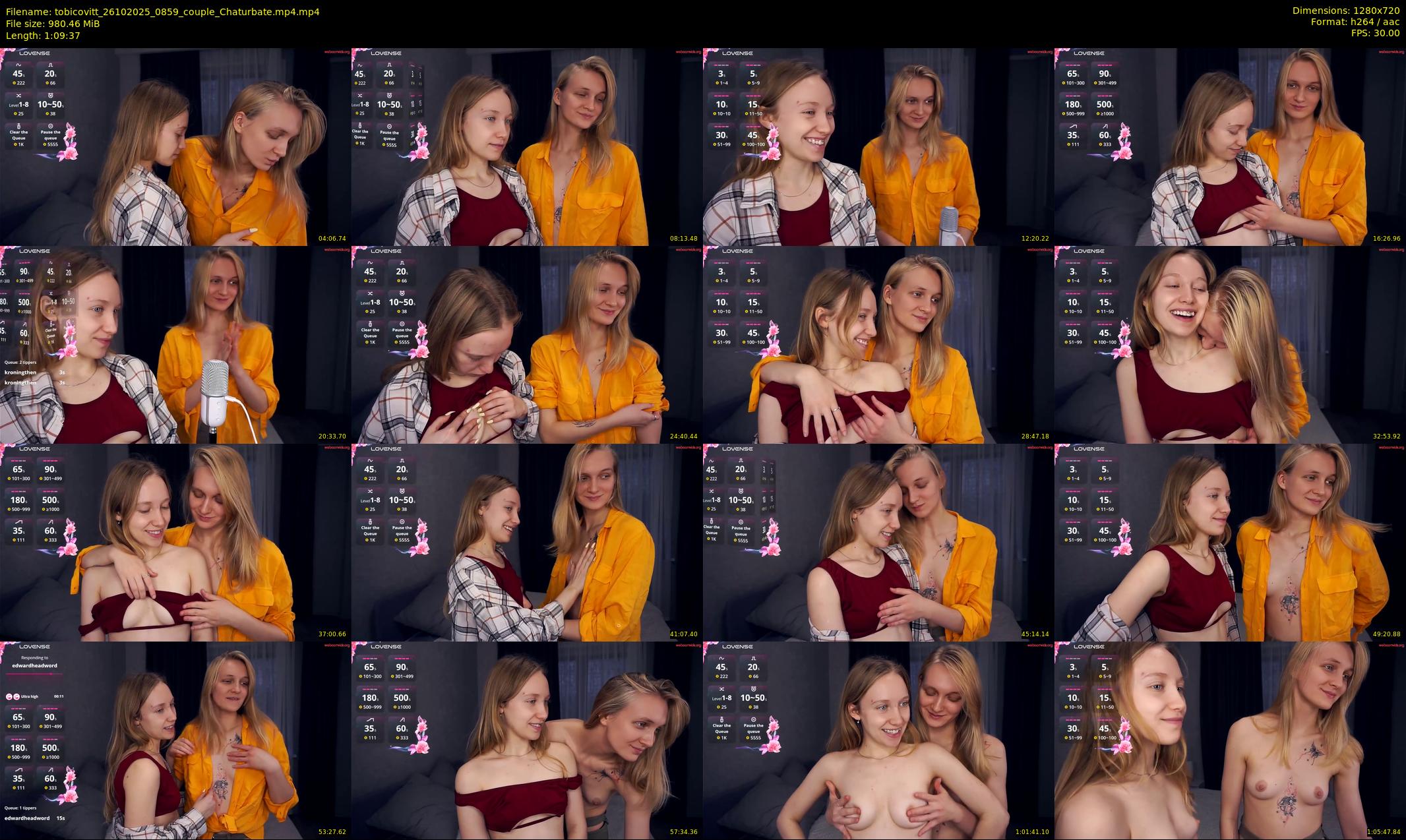 tobicovitt — 70 minute Chaturbate female cam show recording, 720p, Oct 26, 2025